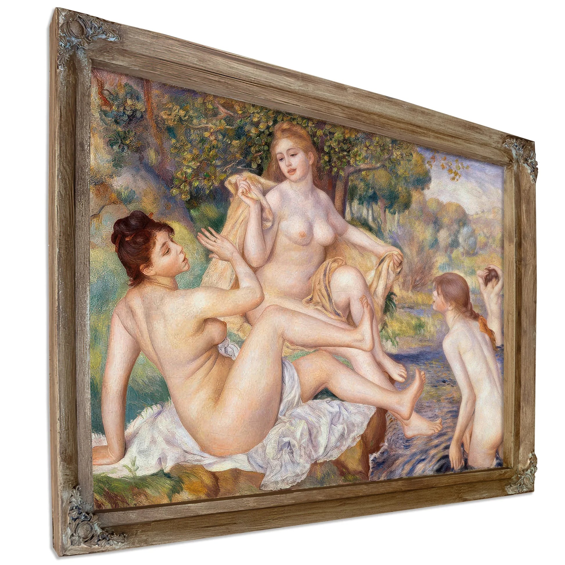 The Large Bathers 1884 1887 1178X1708Mm Philidelphia Museum Of Art By Pierre Auguste Renoir Fine Art Print