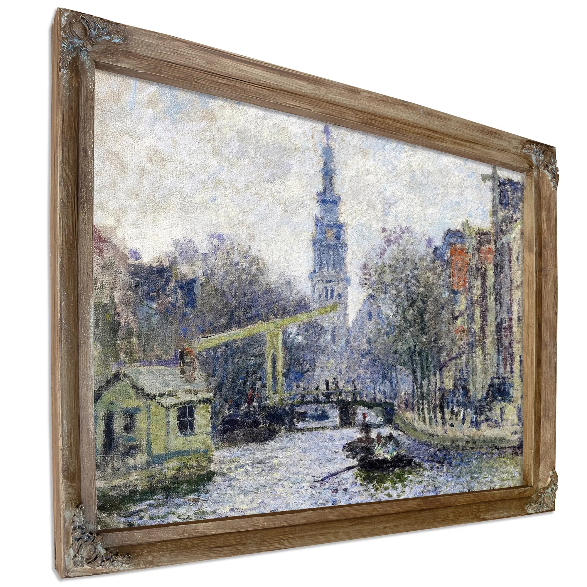 Canal, Amsterdam By Claude Monet Fine Art Print