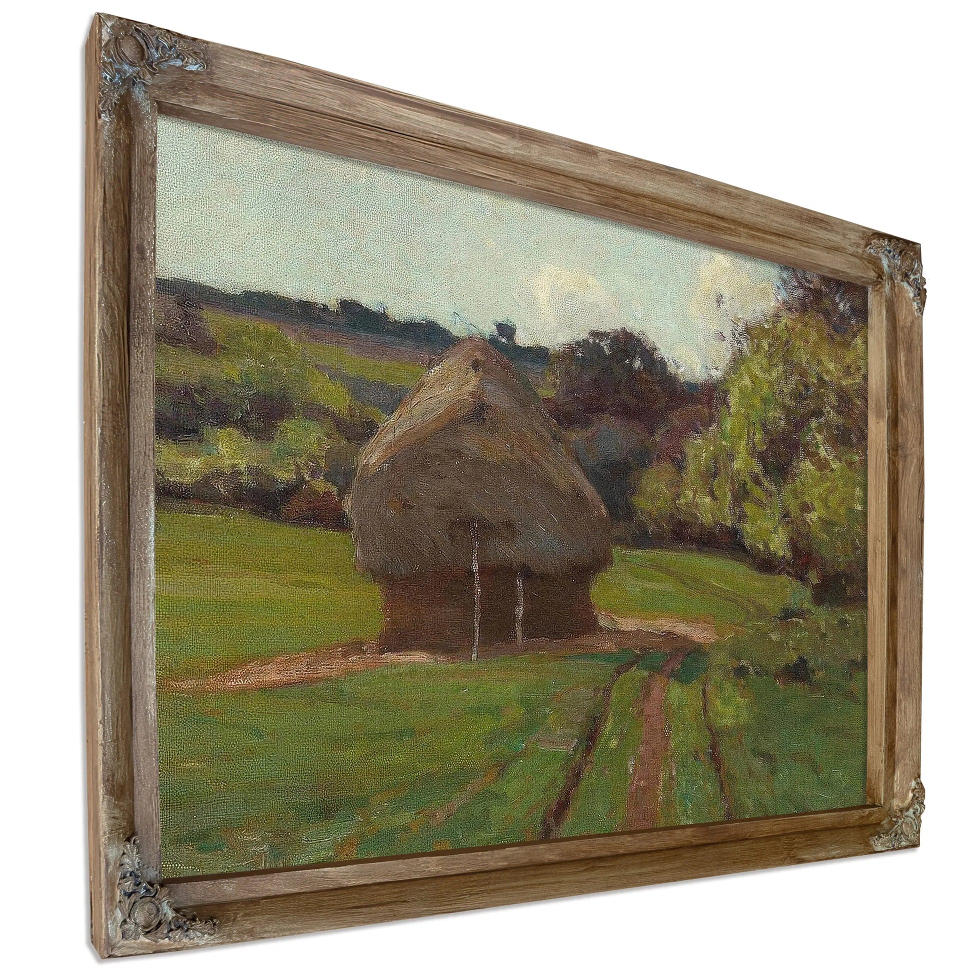 Haystacks By William Wendt Fine Art Print