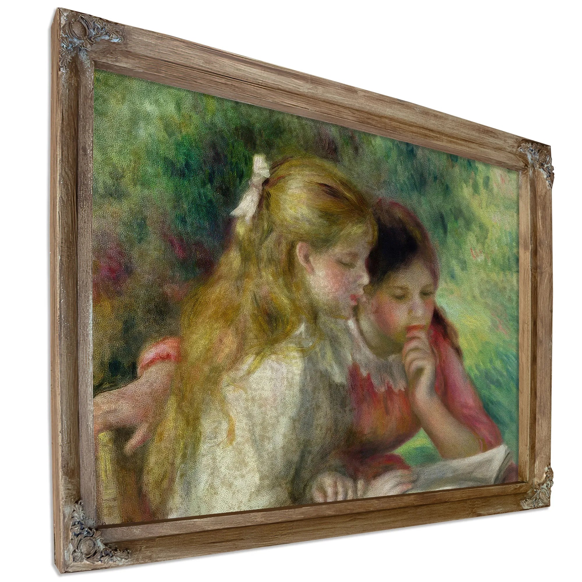 The Reading By Pierre Auguste Renoir Fine Art Print