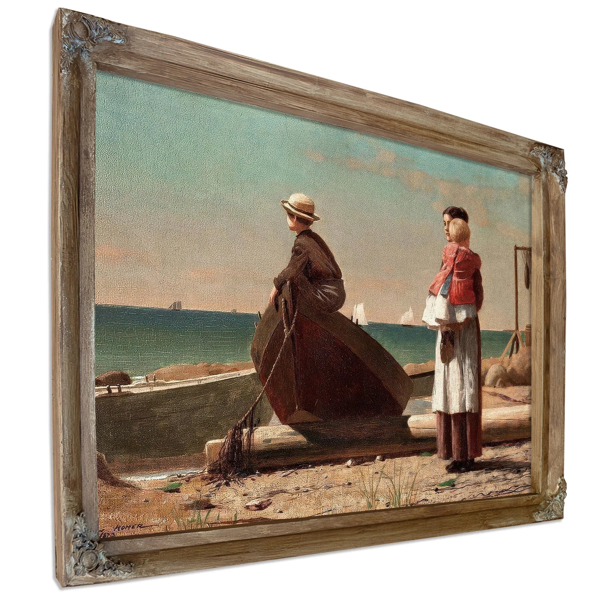Dad's Coming By Winslow Homer Fine Art Print