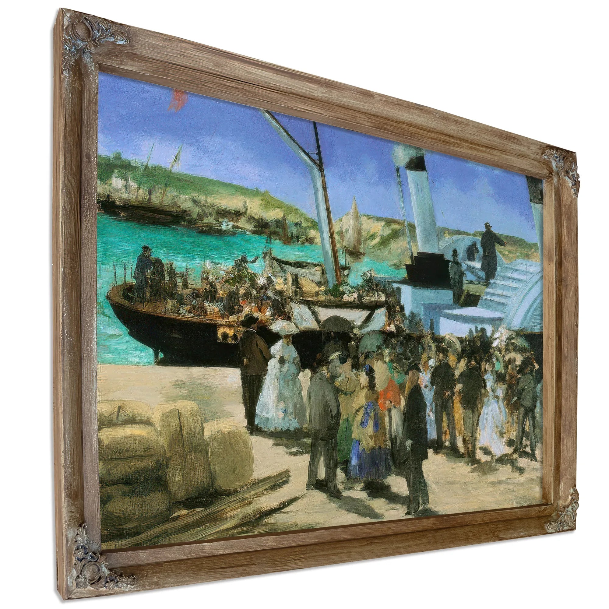 Folkestone Boat Boulogne By Edouard Manet Fine Art Print