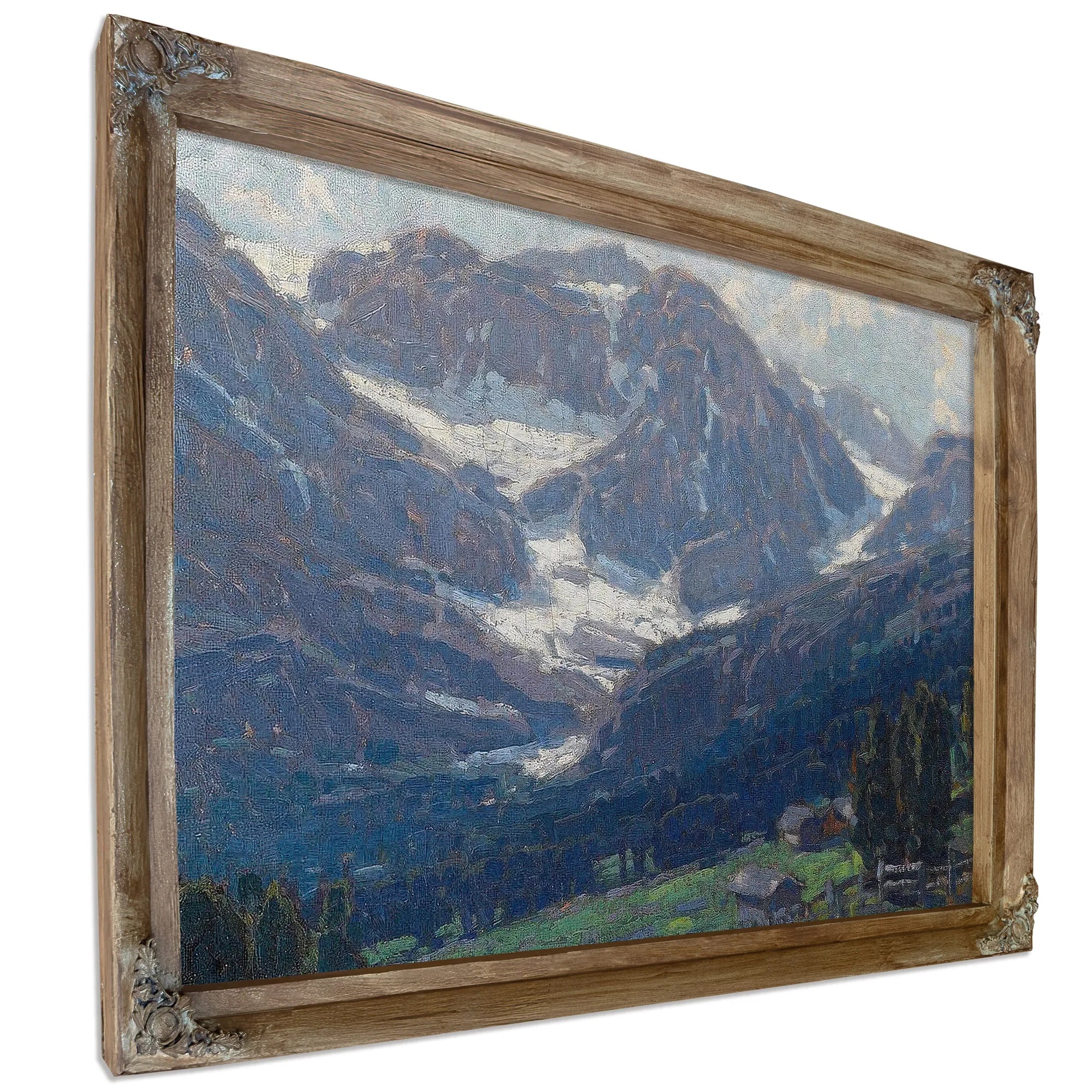Alpine Scene, Switzerland By Edgar Payne Fine Art Print