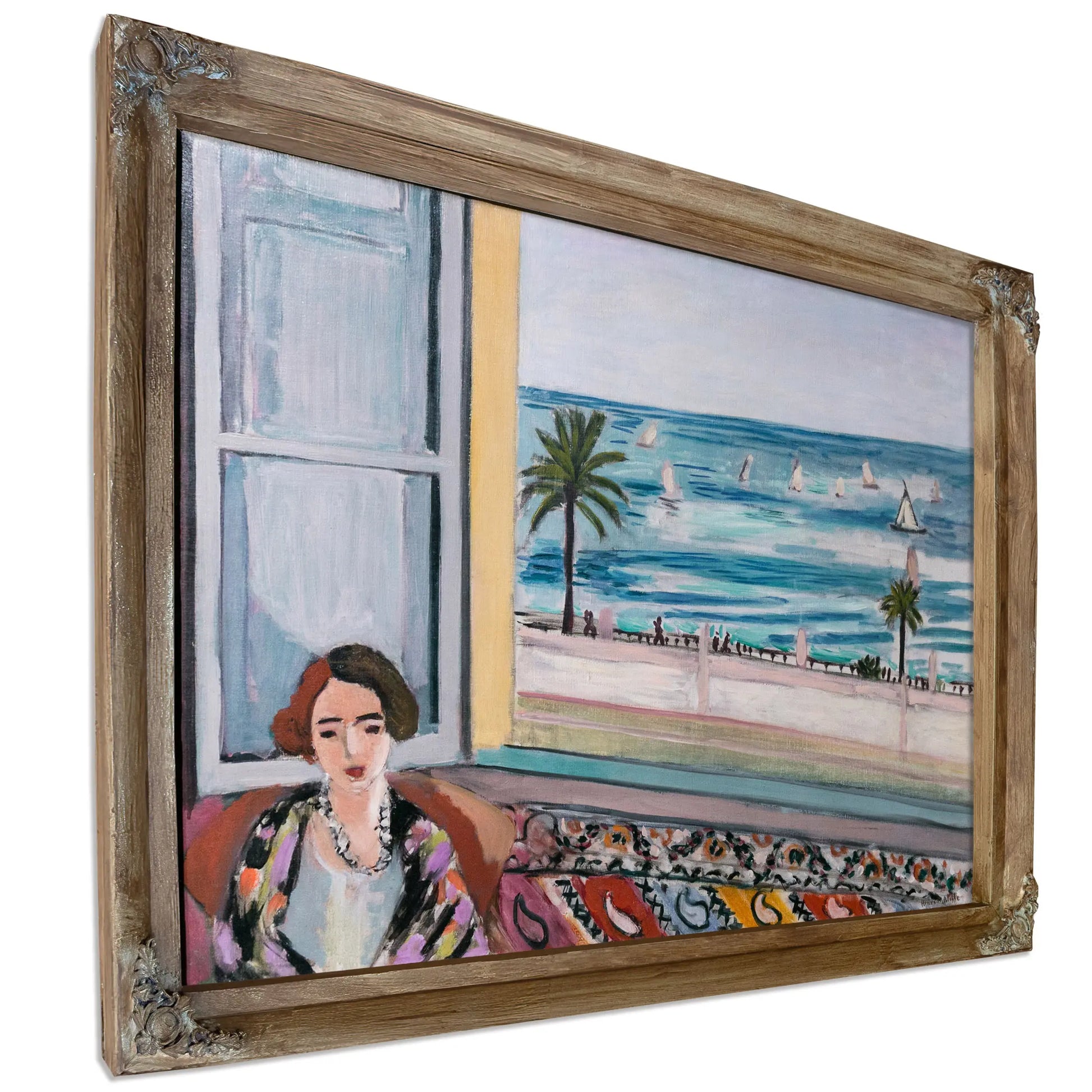 Seated Woman Back Turned To The Open Window by Henri Matisse