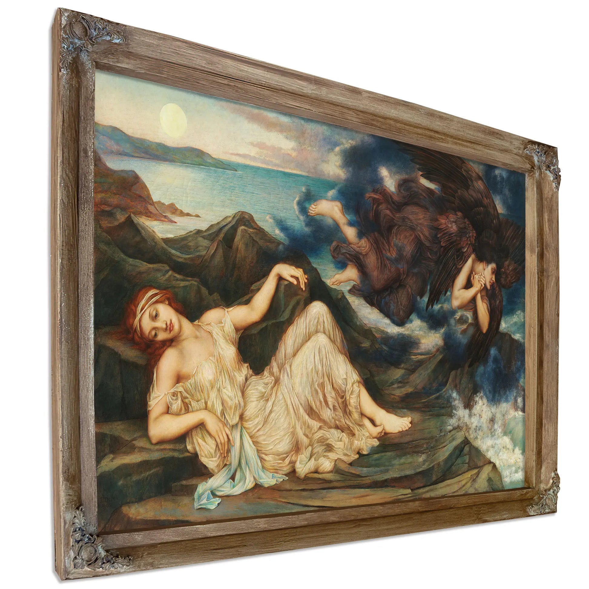 Port After Stormy Seas by Evelyn De Morgan