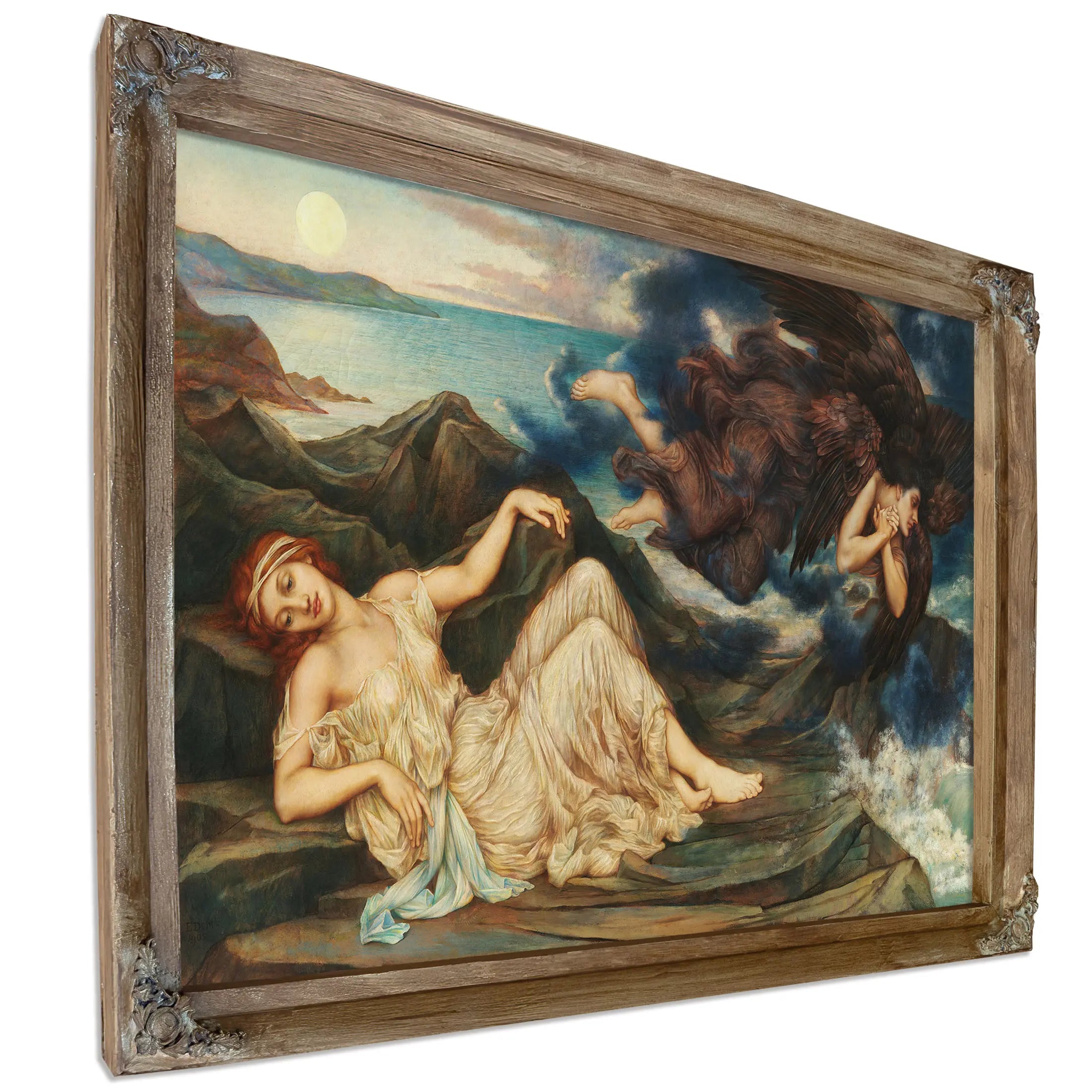 Port After Stormy Seas by Evelyn De Morgan