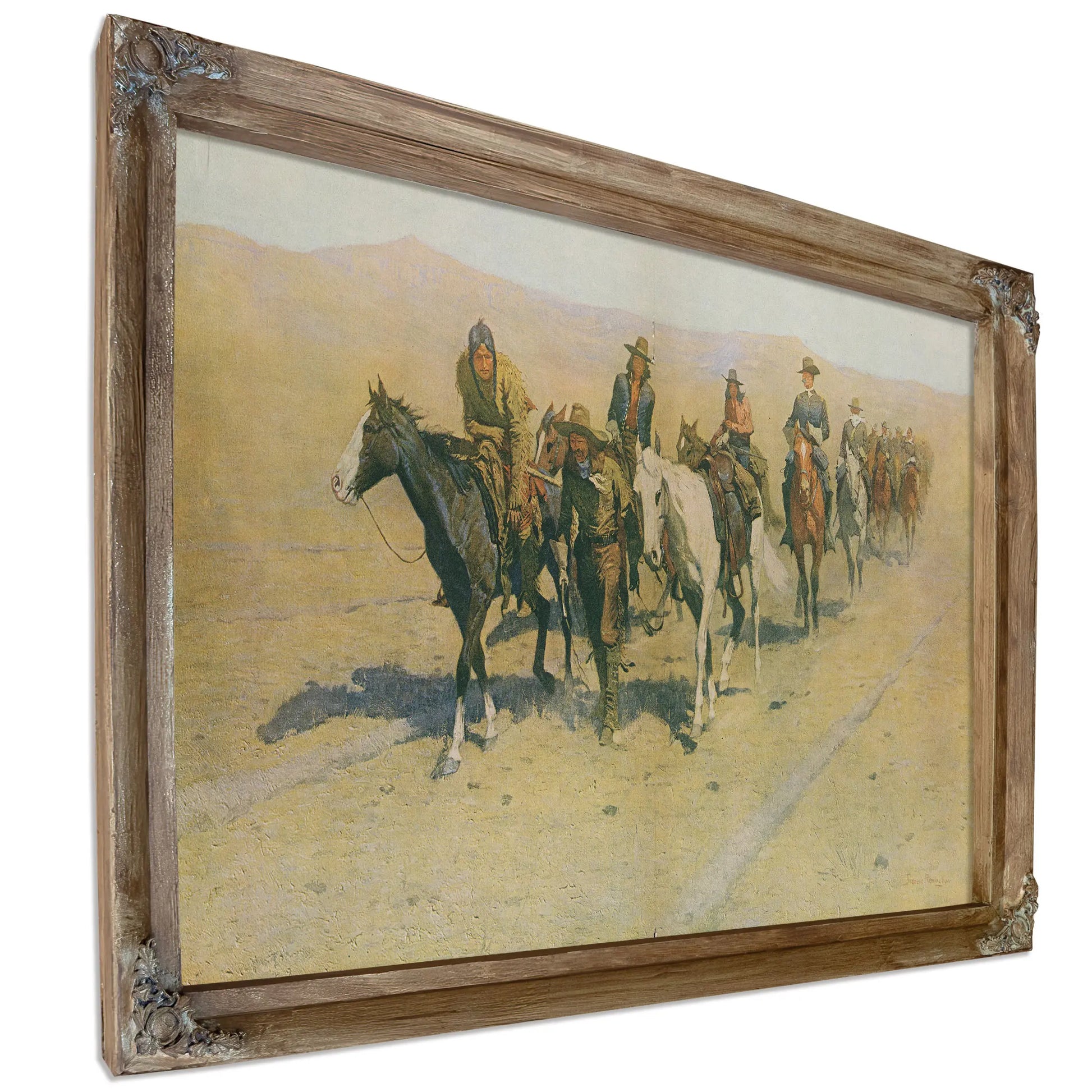 Pony Tracks In The Buffalo Trails by Frederic Remington