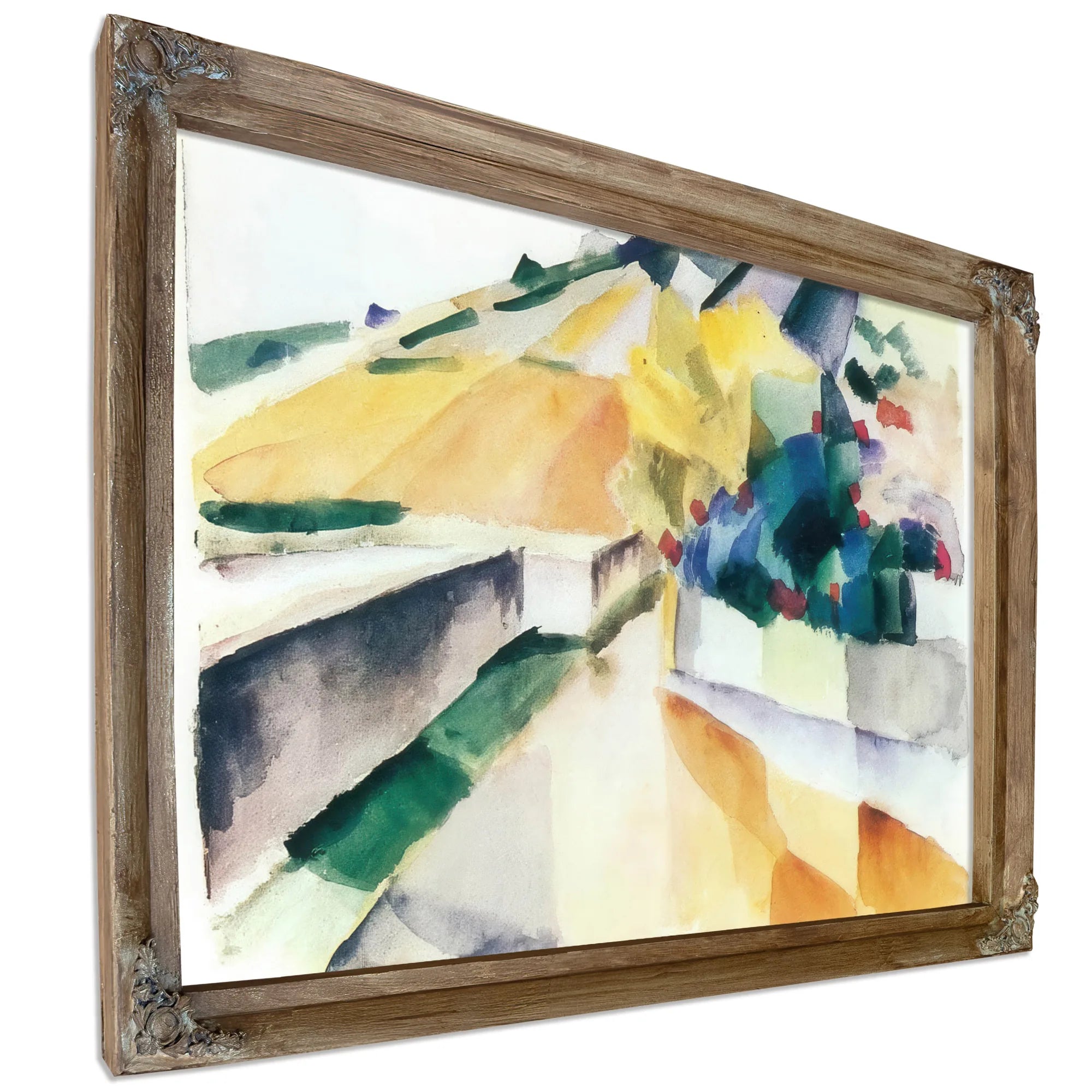 Vineyard On Lake Morat By August Macke Fine Art Print
