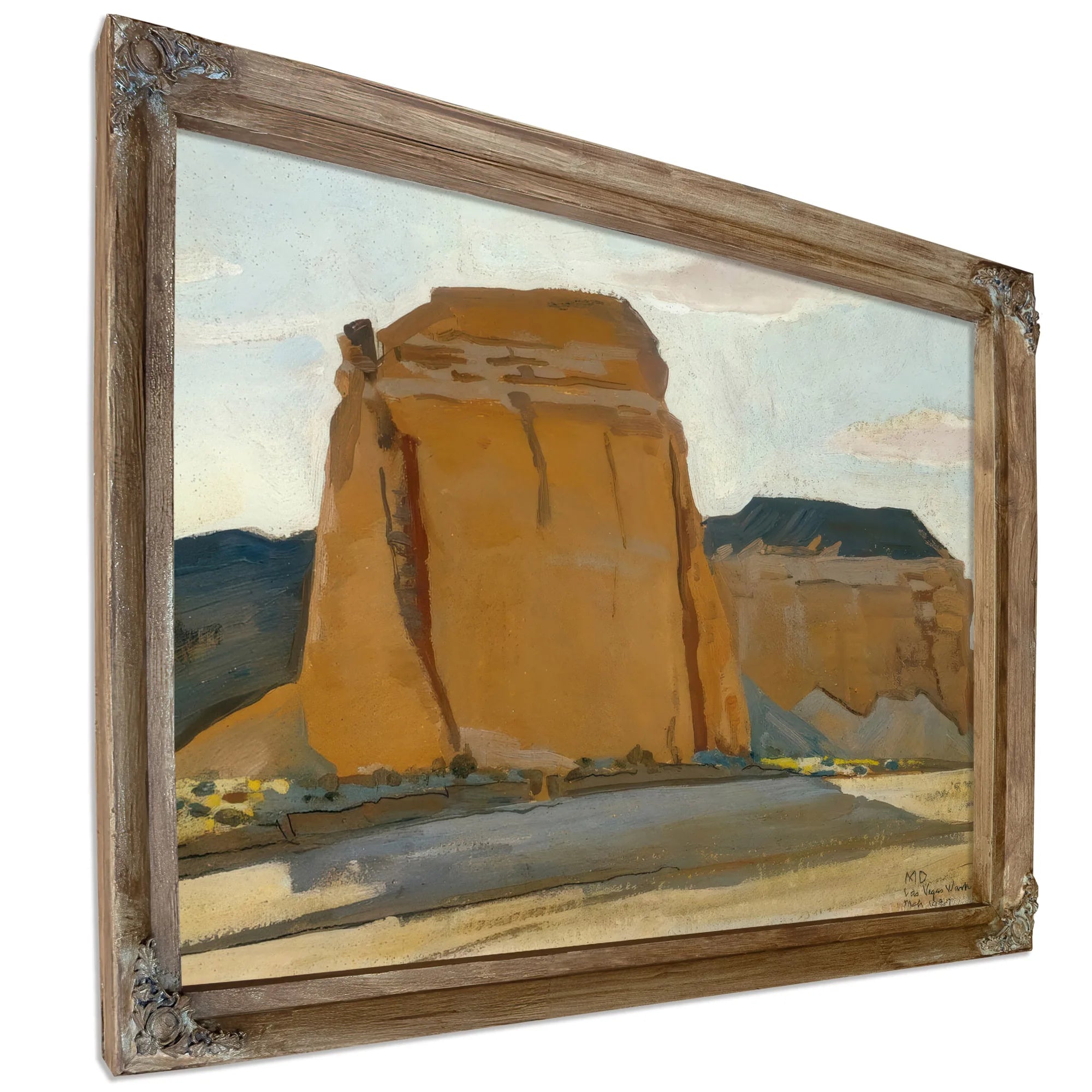 Buttes At Las Vegas Wash By Maynard Dixon Fine Art Print