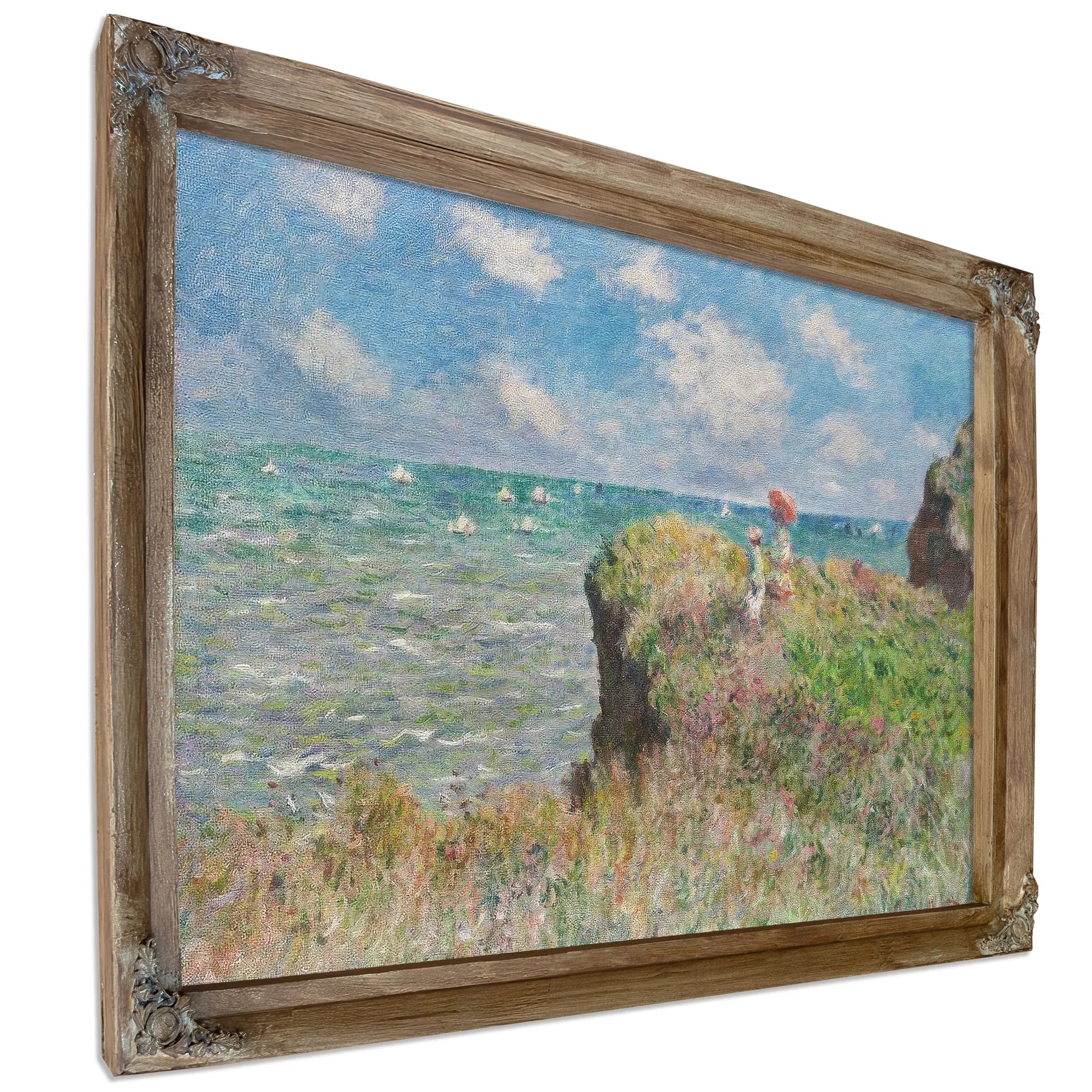 Cliff Walk At Pourville 1882 1 By Claude Monet Fine Art Print