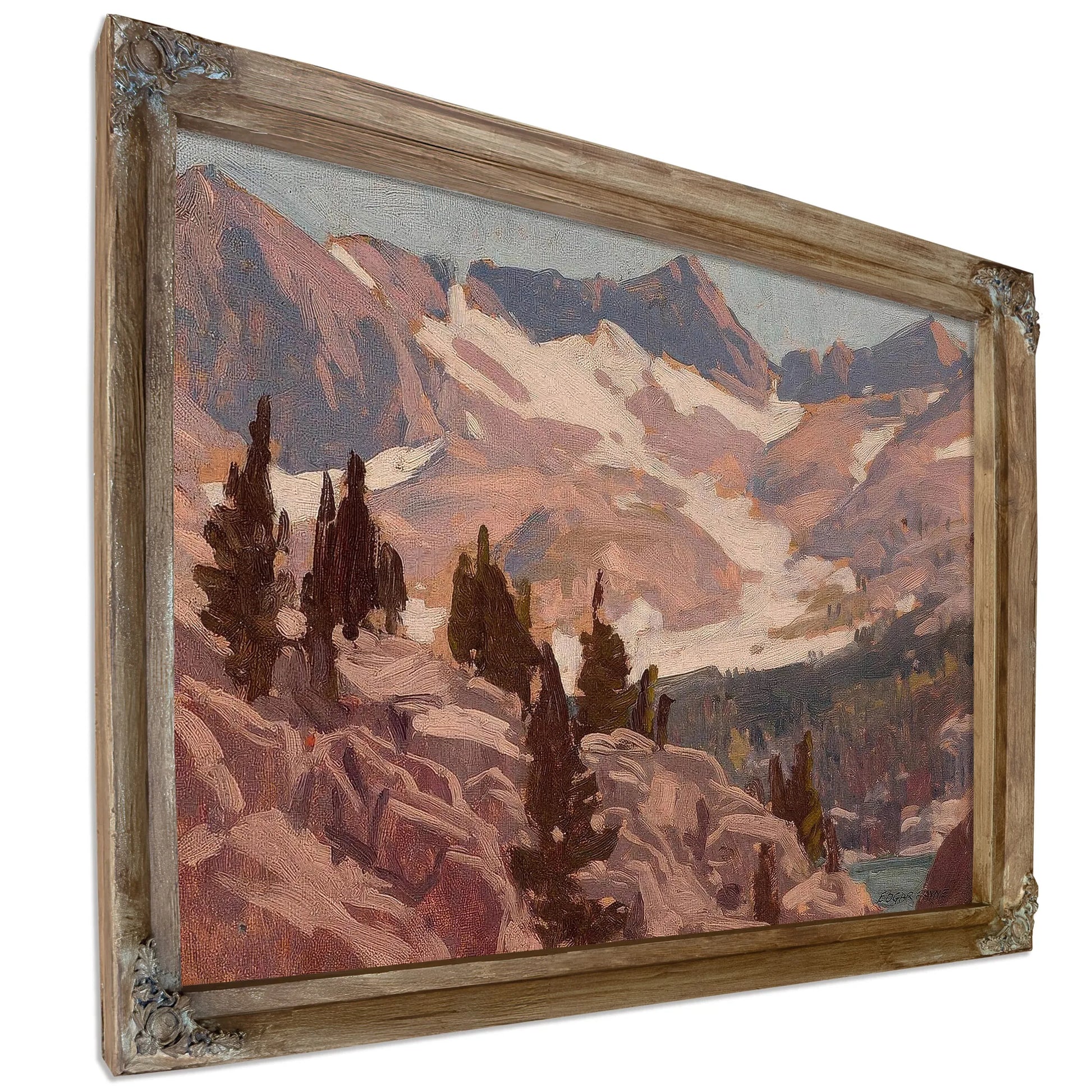 Sierra Summit, Probably Lake Sabrina By Edgar Payne Fine Art Print