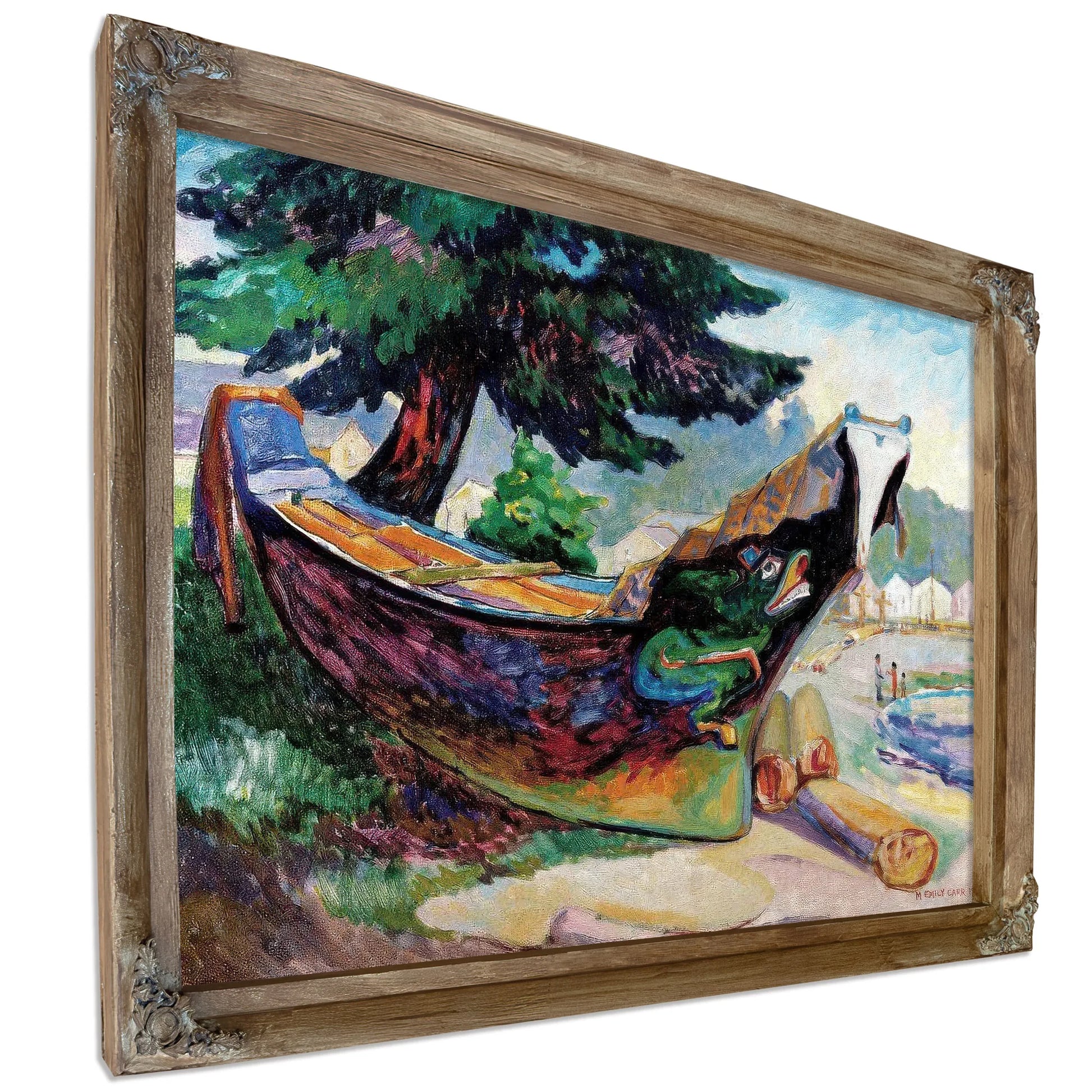 War Canoe Alert Bay 1912 By Emily Carr Fine Art Print