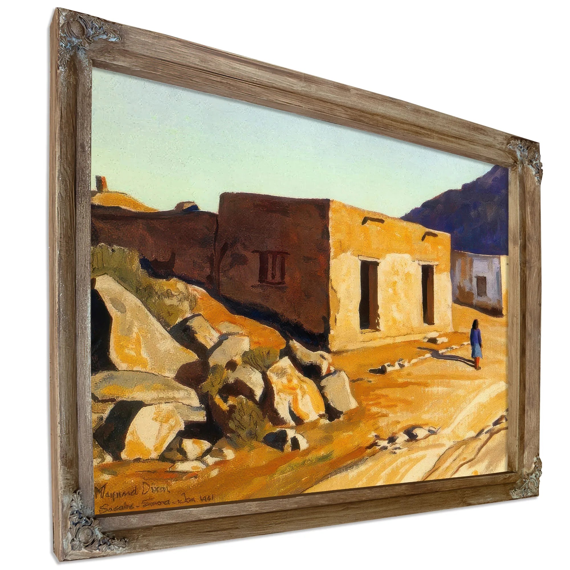 Sasabe By Maynard Dixon Fine Art Print