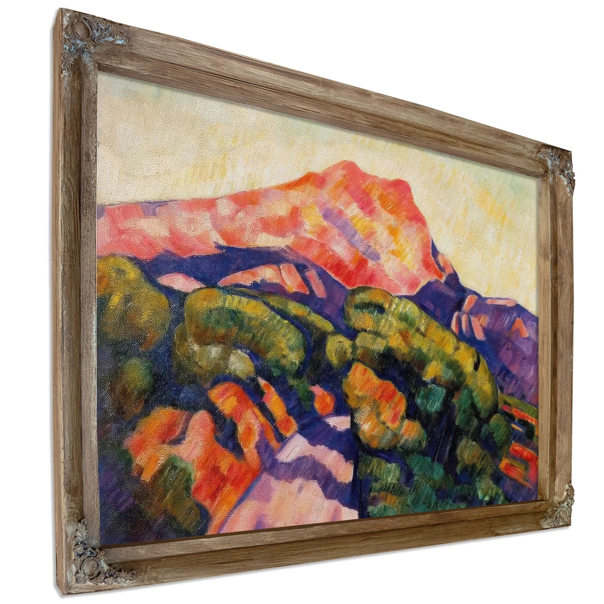 Mont Sainted Victoire Aix En Provence By Marsden Hartley Fine Art Print