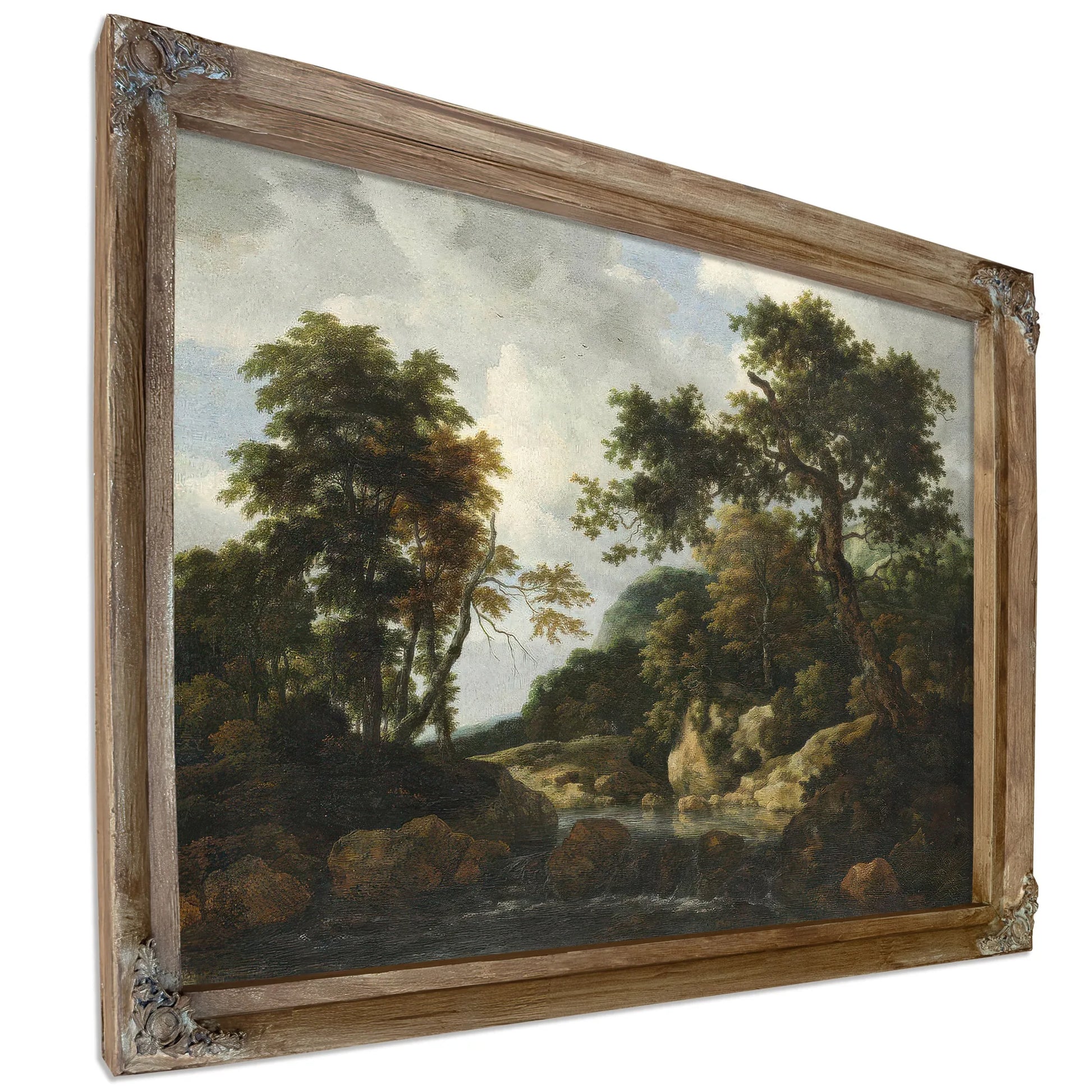 The Forest Stream By Jacob Van Ruisdael Fine Art Print