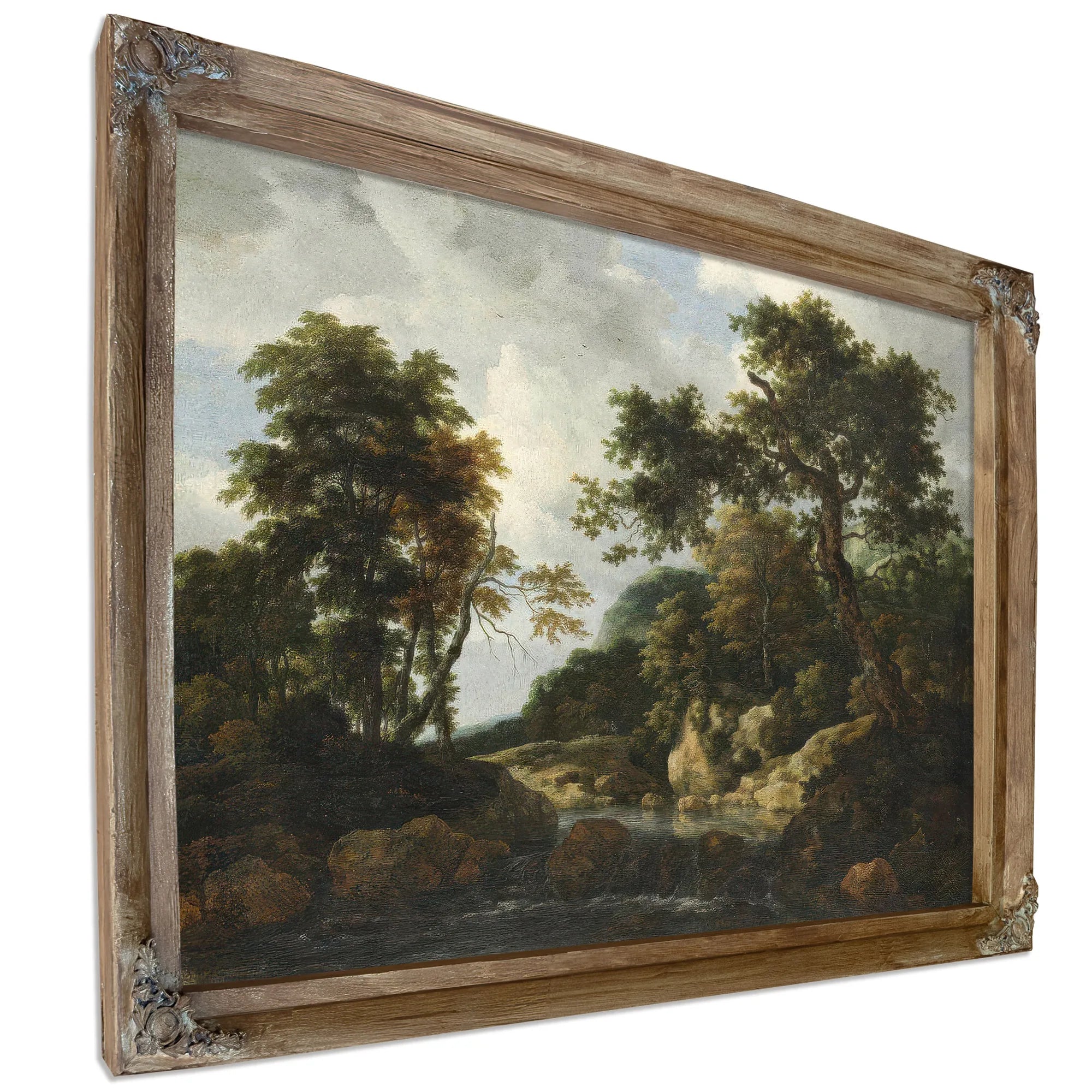 The Forest Stream By Jacob Van Ruisdael Fine Art Print