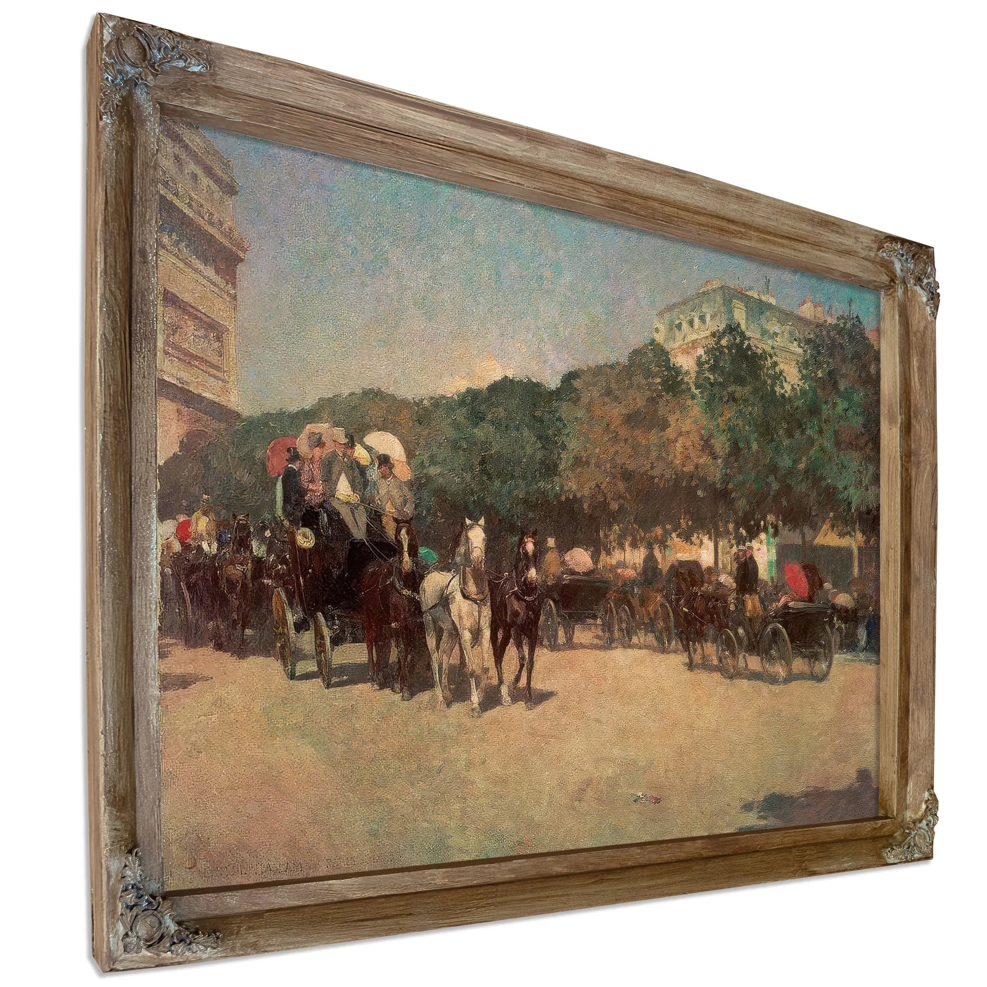 Grand Prix Day By Childe Hassam Fine Art Print