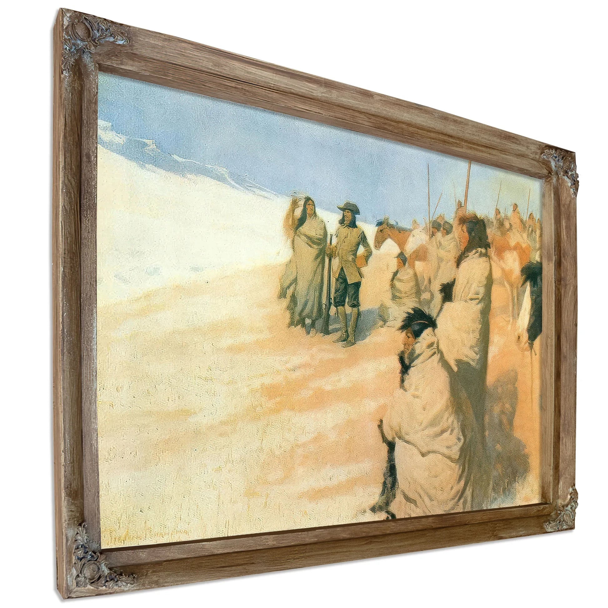 La Verendrye By Frederic Remington Fine Art Print