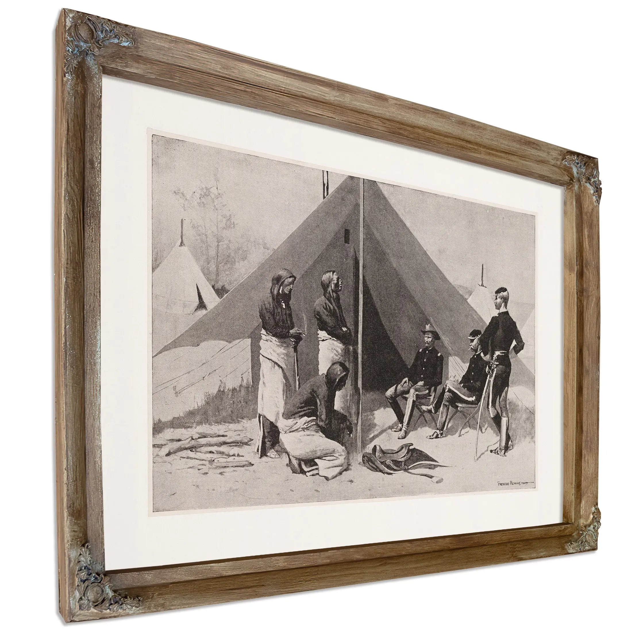 An Appeal For Justice by Frederic Remington
