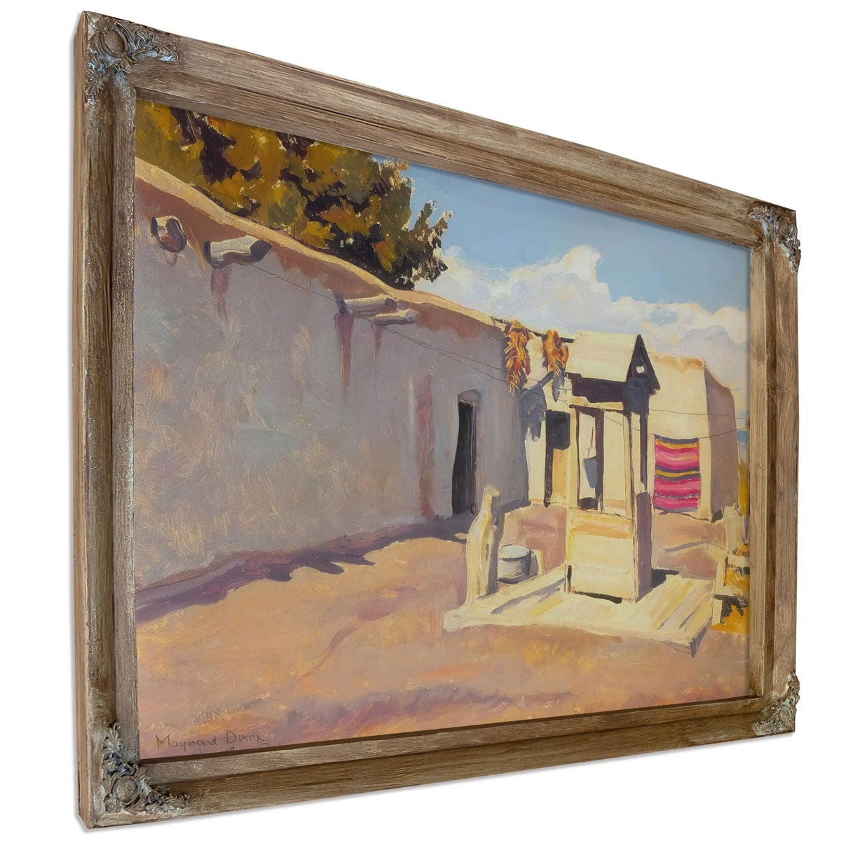 Old Patio By Maynard Dixon Fine Art Print