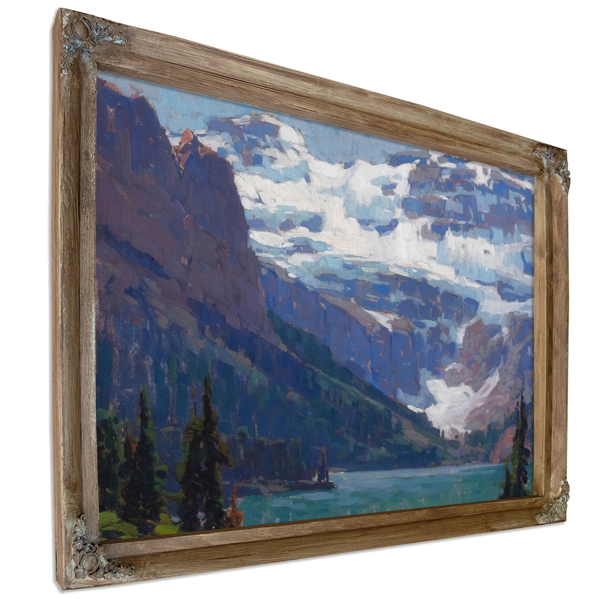 Victoria Glacier, Lake Louise By Edgar Payne Fine Art Print