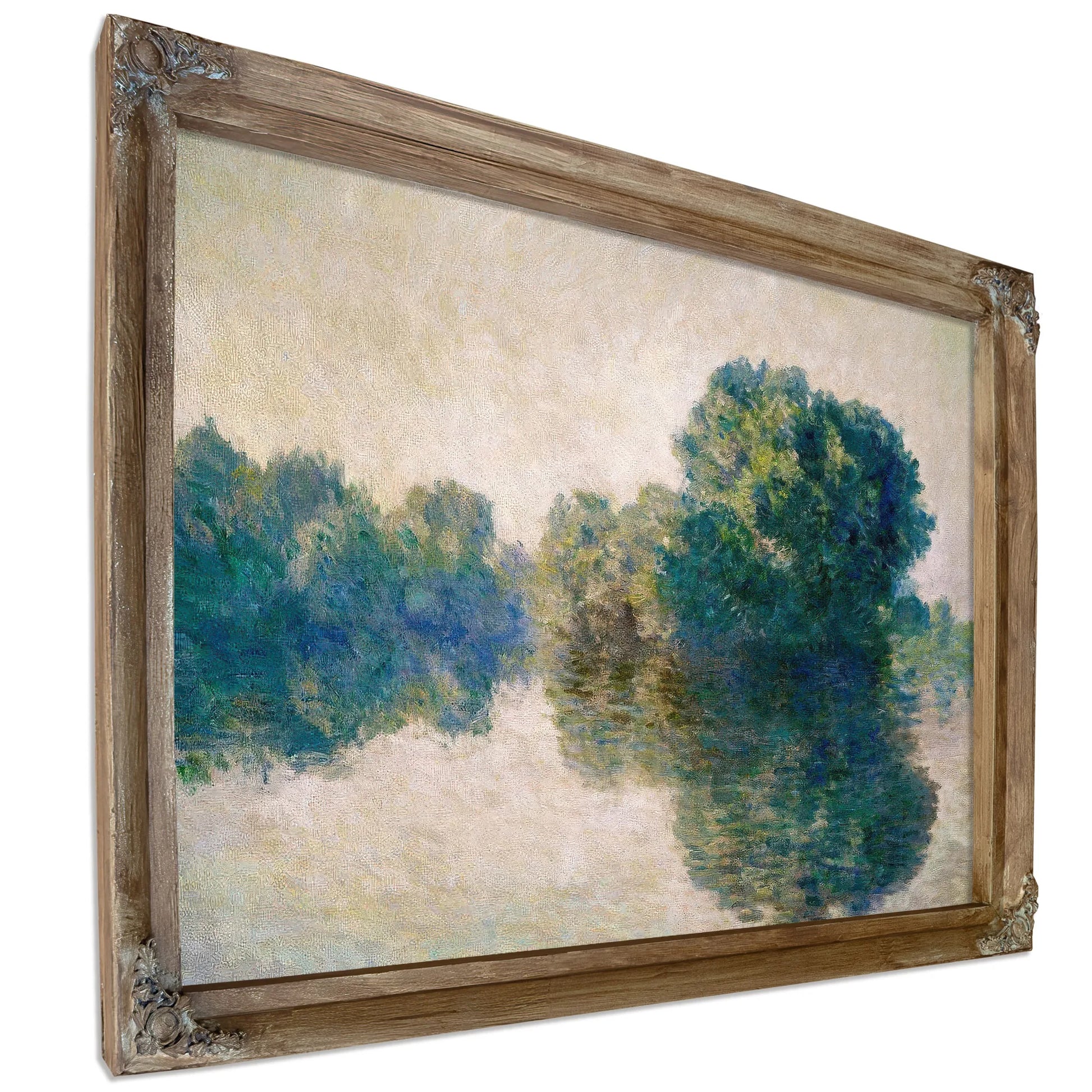 The Seine At Giverny By Claude Monet Fine Art Print