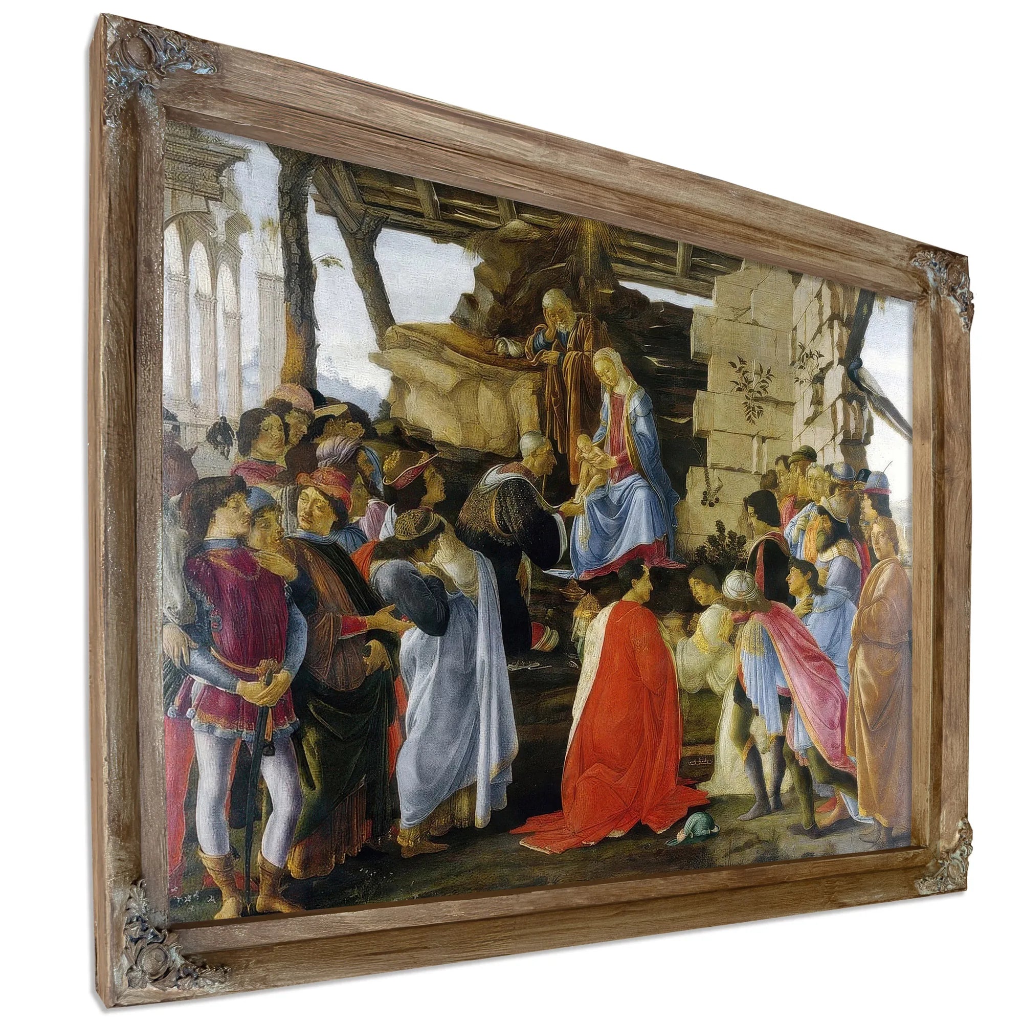 Adoration Of The Magib By Sandro Botticelli Fine Art Print
