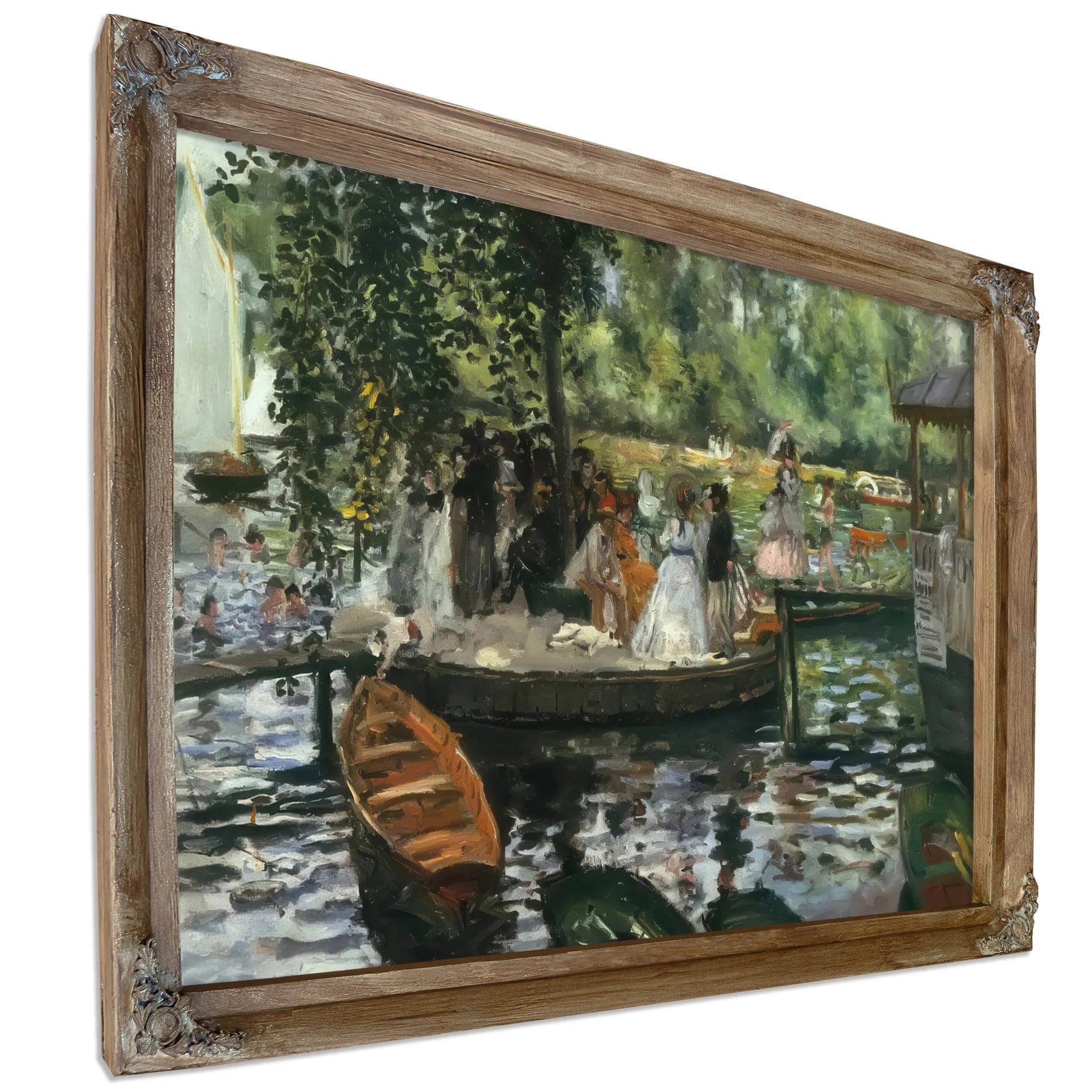 La Grenouillere 1869 By Claude Monet Fine Art Print