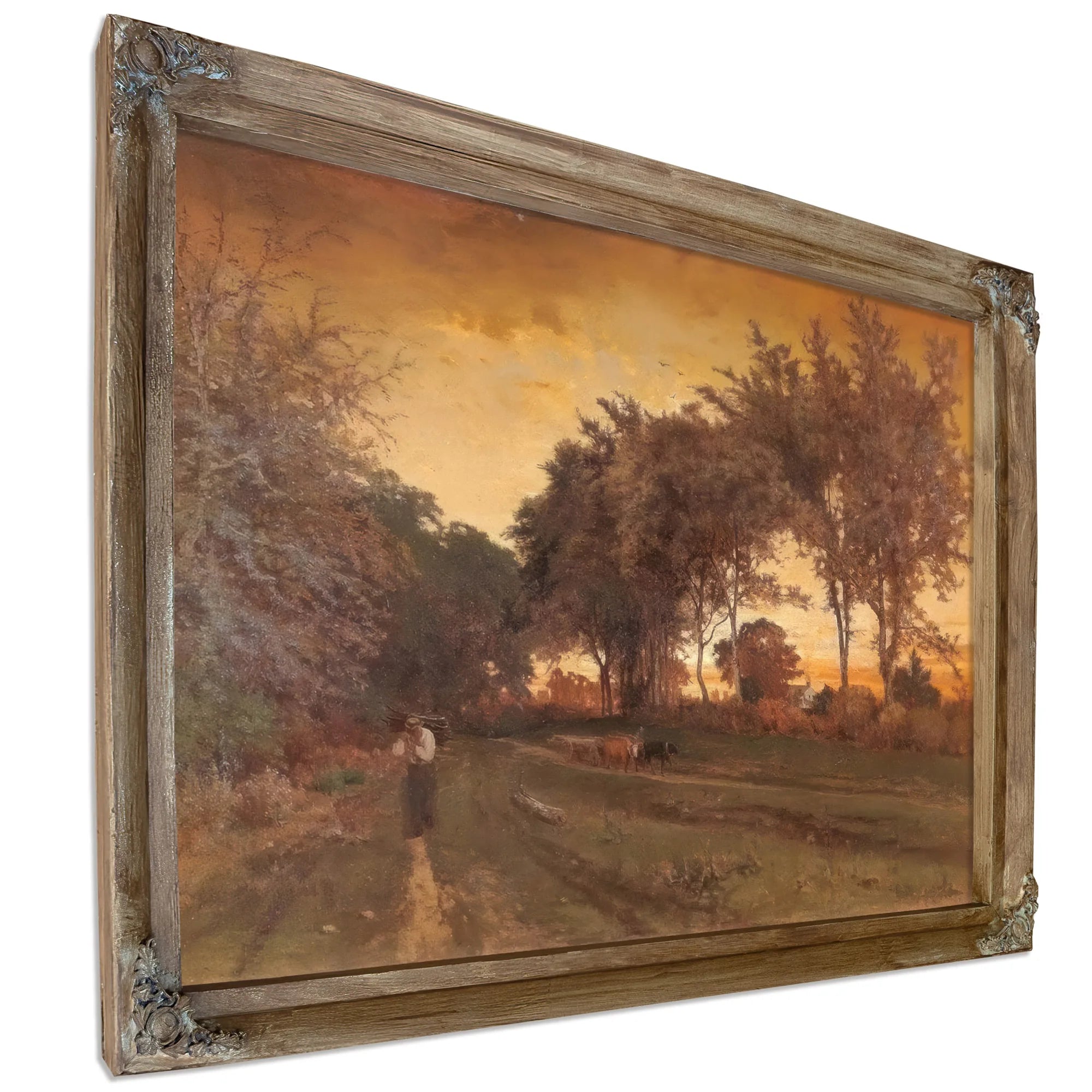 Evening Landscape By George Inness Fine Art Print