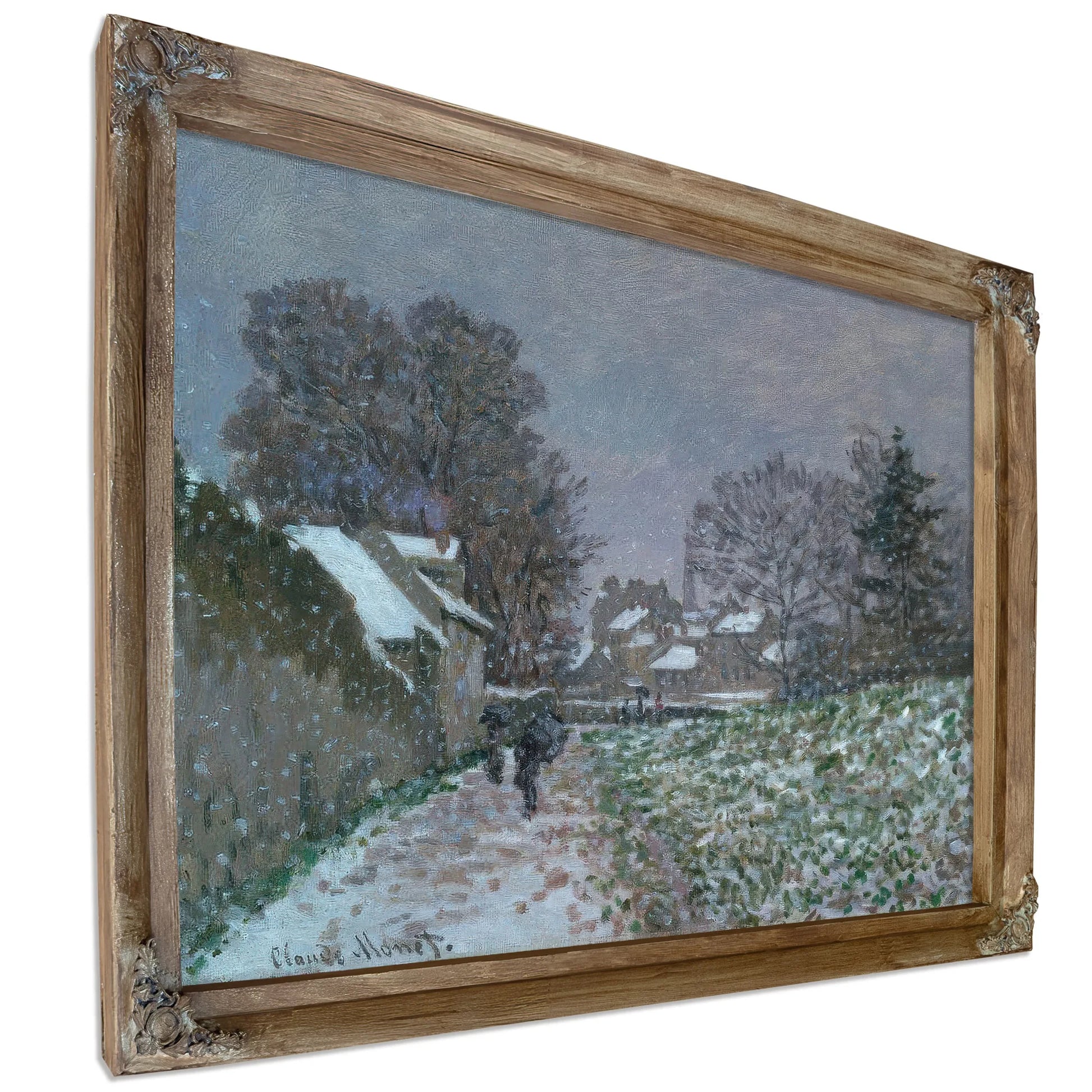 Snow At Argenteuil By Claude Monet Fine Art Print