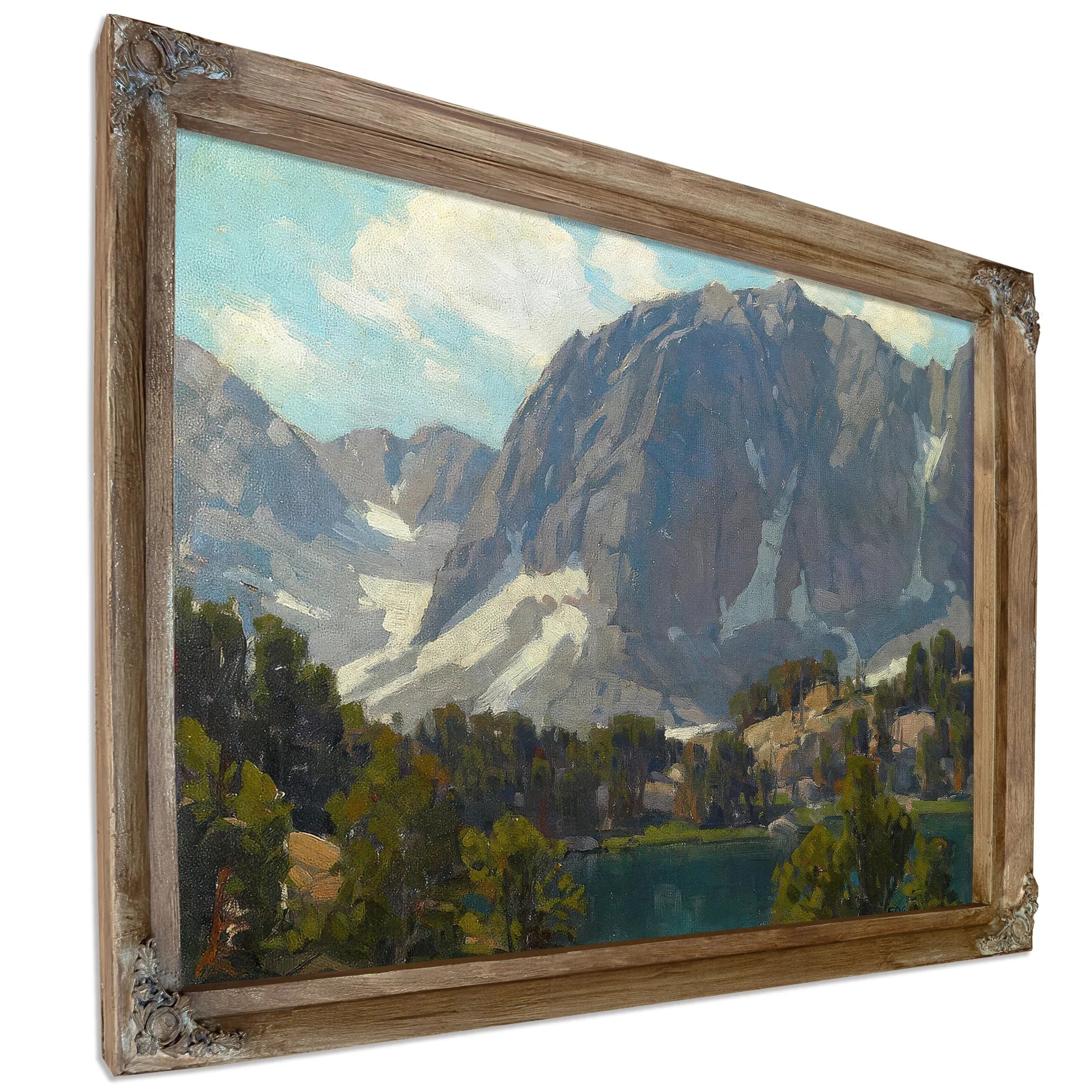 Big Pine Lake (First Lake, Inyo County) By Edgar Payne Fine Art Print