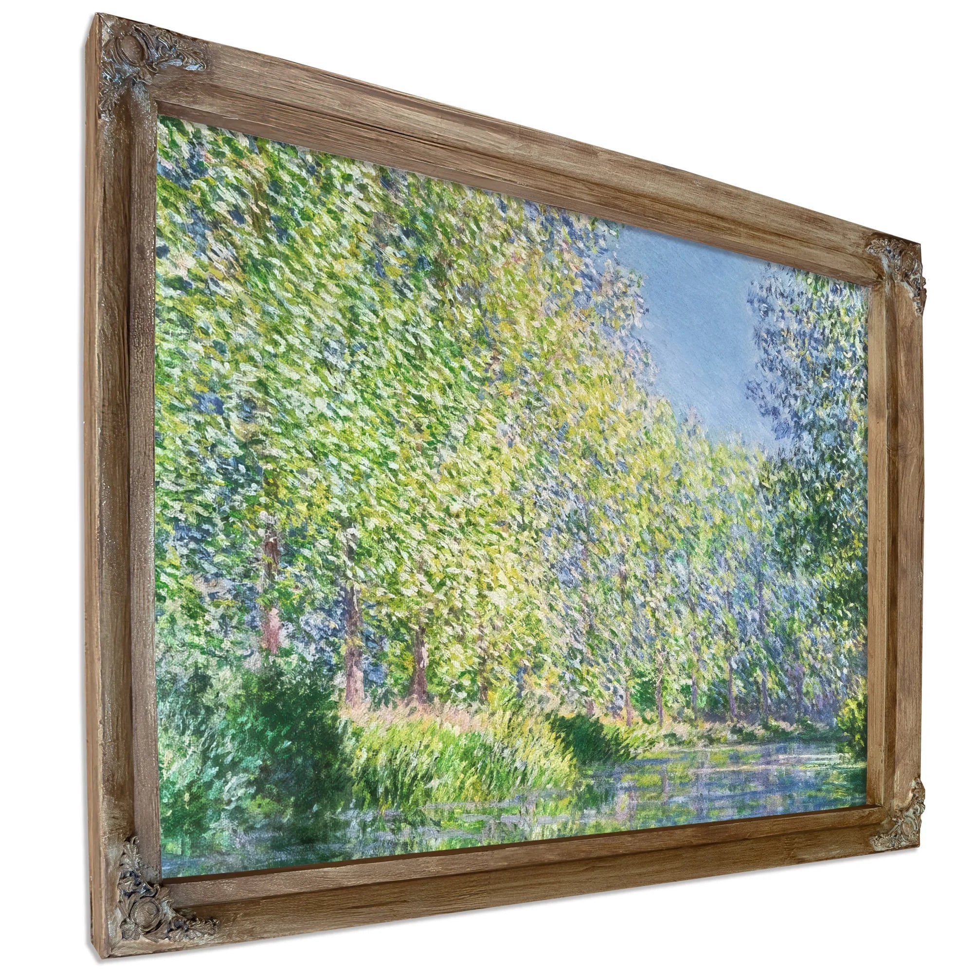 Bend In The Epte River Near Giverny By Claude Monet Fine Art Print
