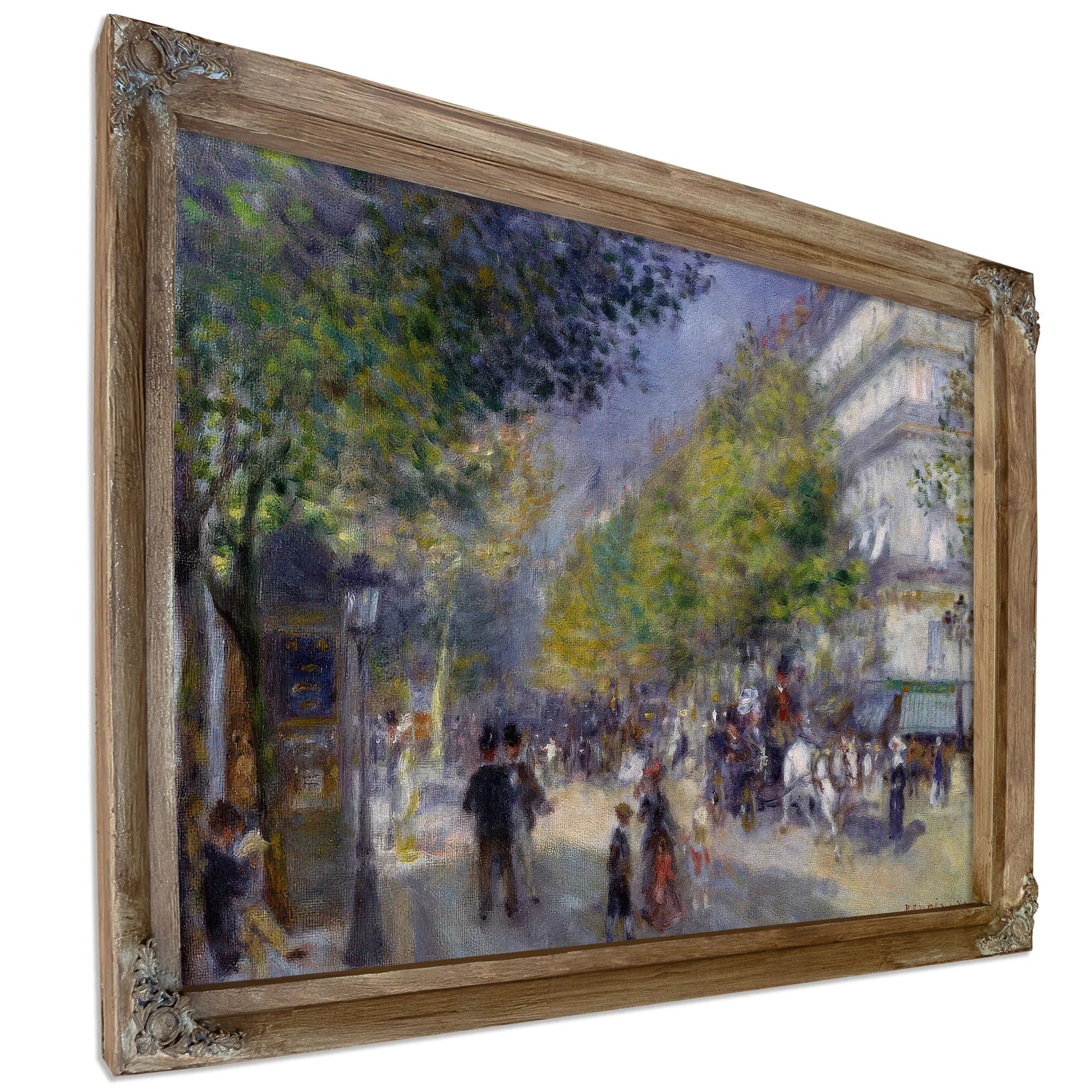 The Grand Boulevards By Pierre August Renoir Fine Art Print