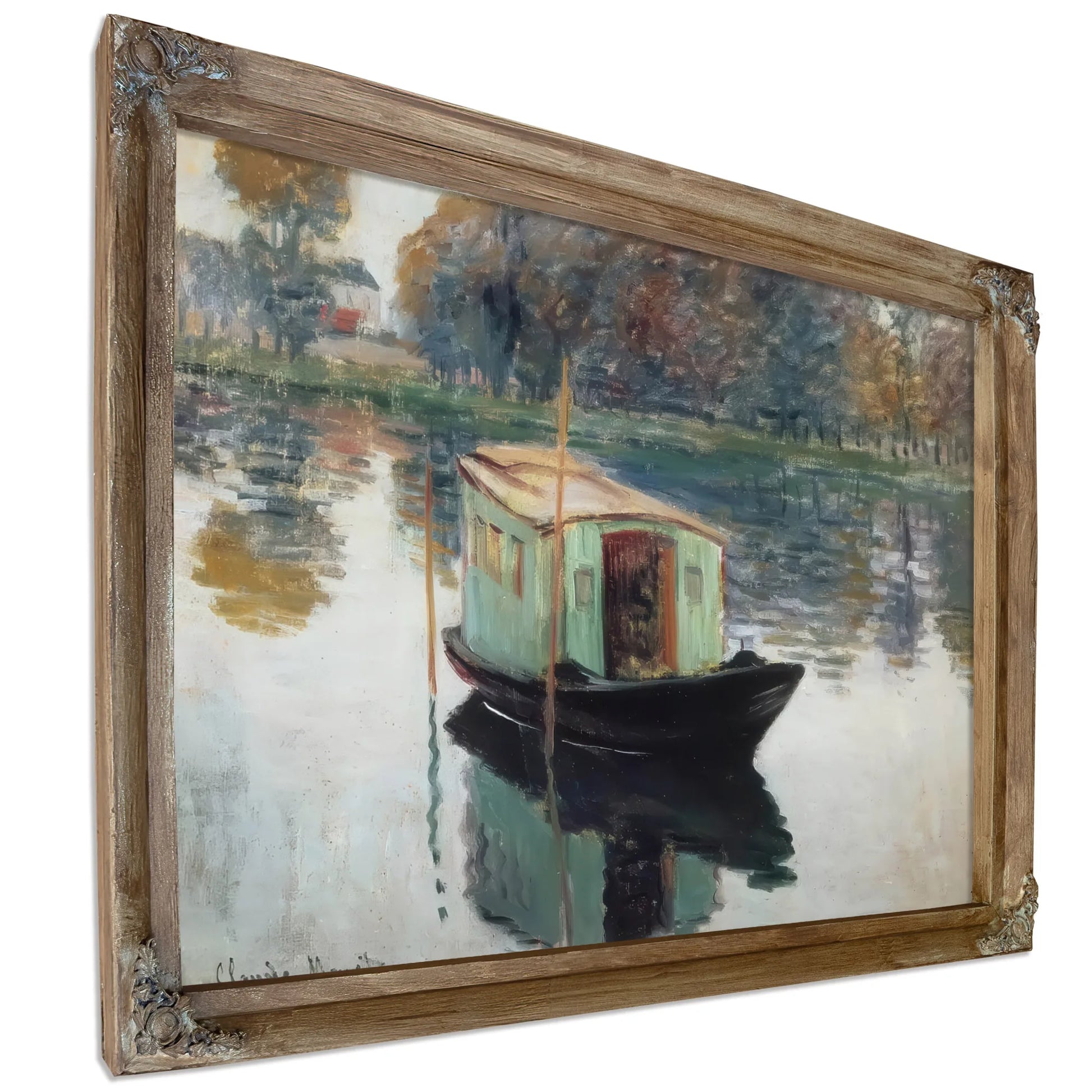The Studio Boat By Edouard Manet Fine Art Print
