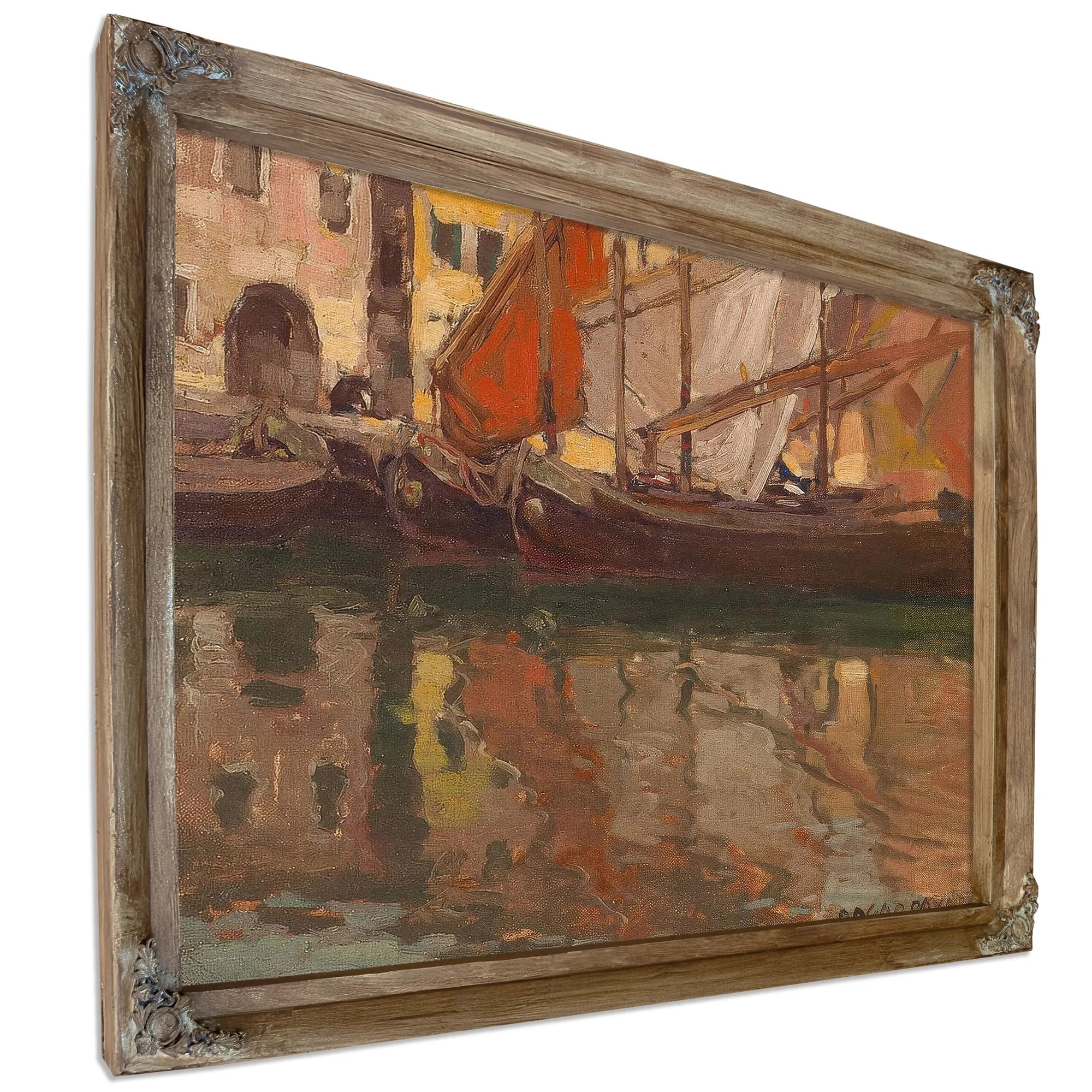 Brittany Boats By Edgar Payne Fine Art Print