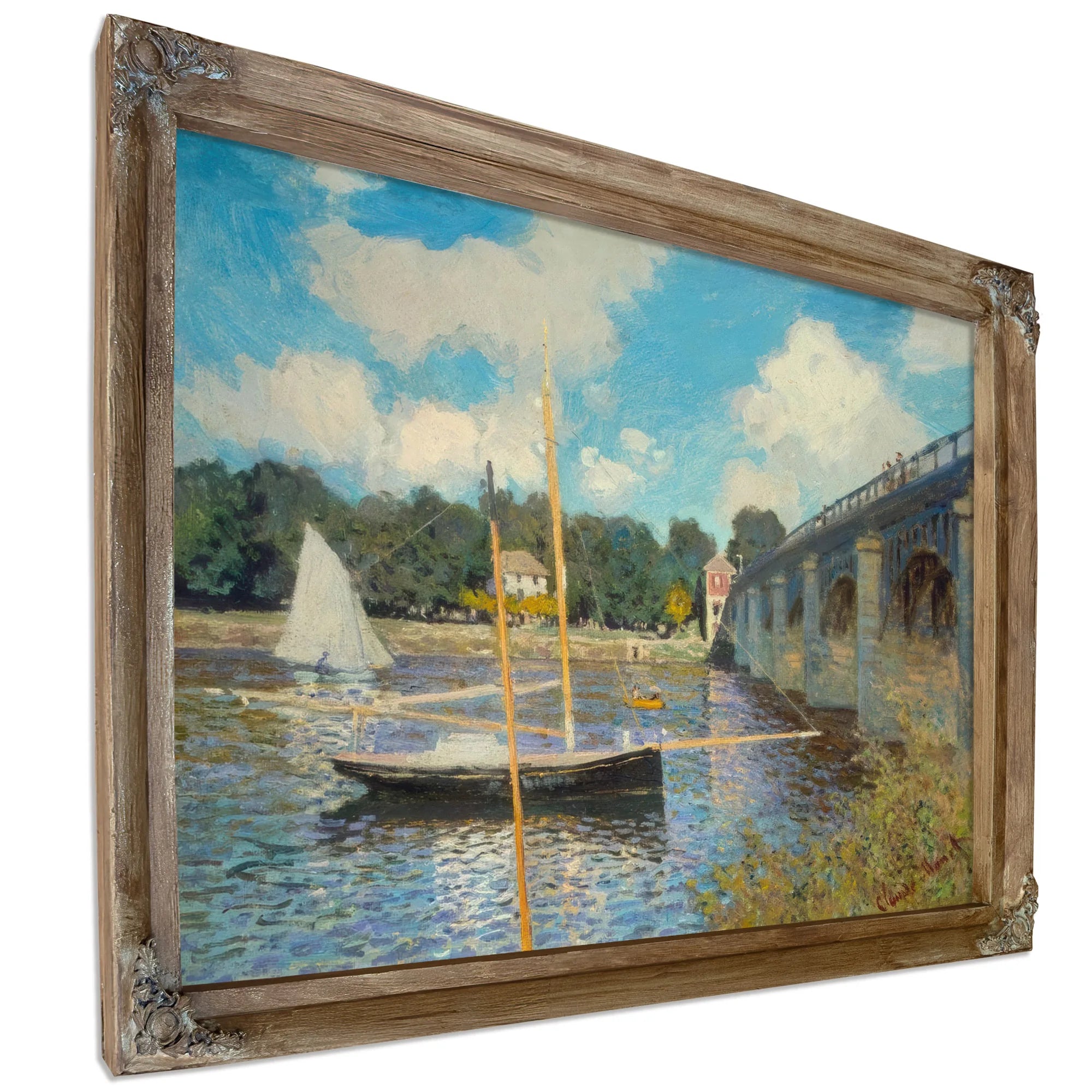 The Bridge At Argenteuil By Claude Monet Fine Art Print
