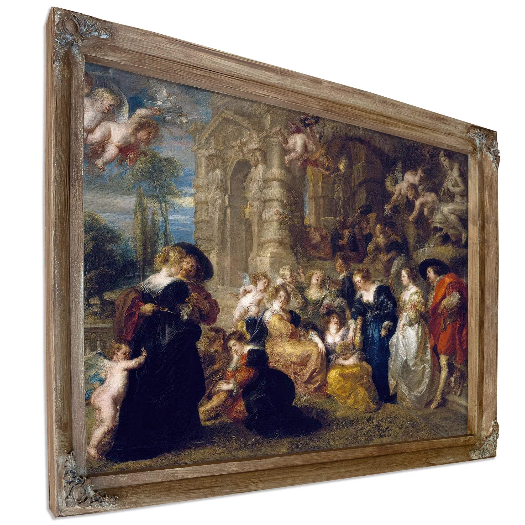Peter Paul Rubens The Garden Of Love 1633 By Peter Paul Rubens Fine Art Print