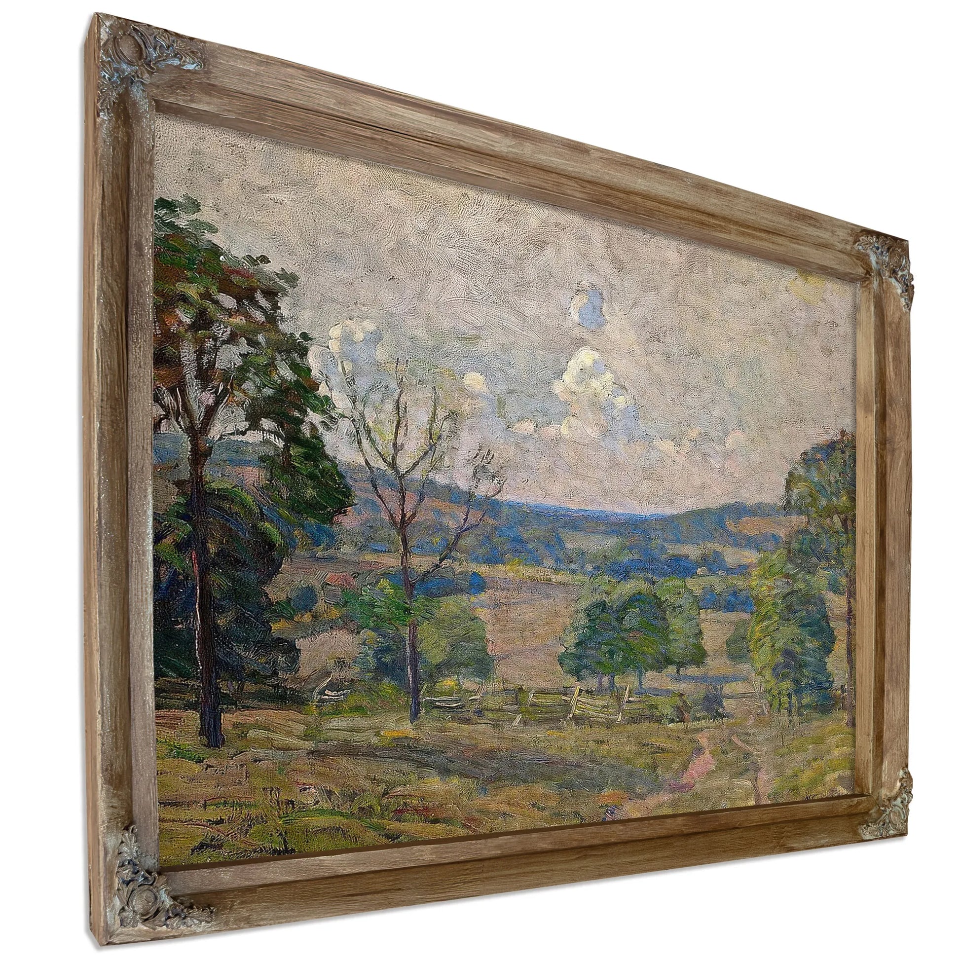 Cart Track At Rocky Hill By NC Wyeth Fine Art Print