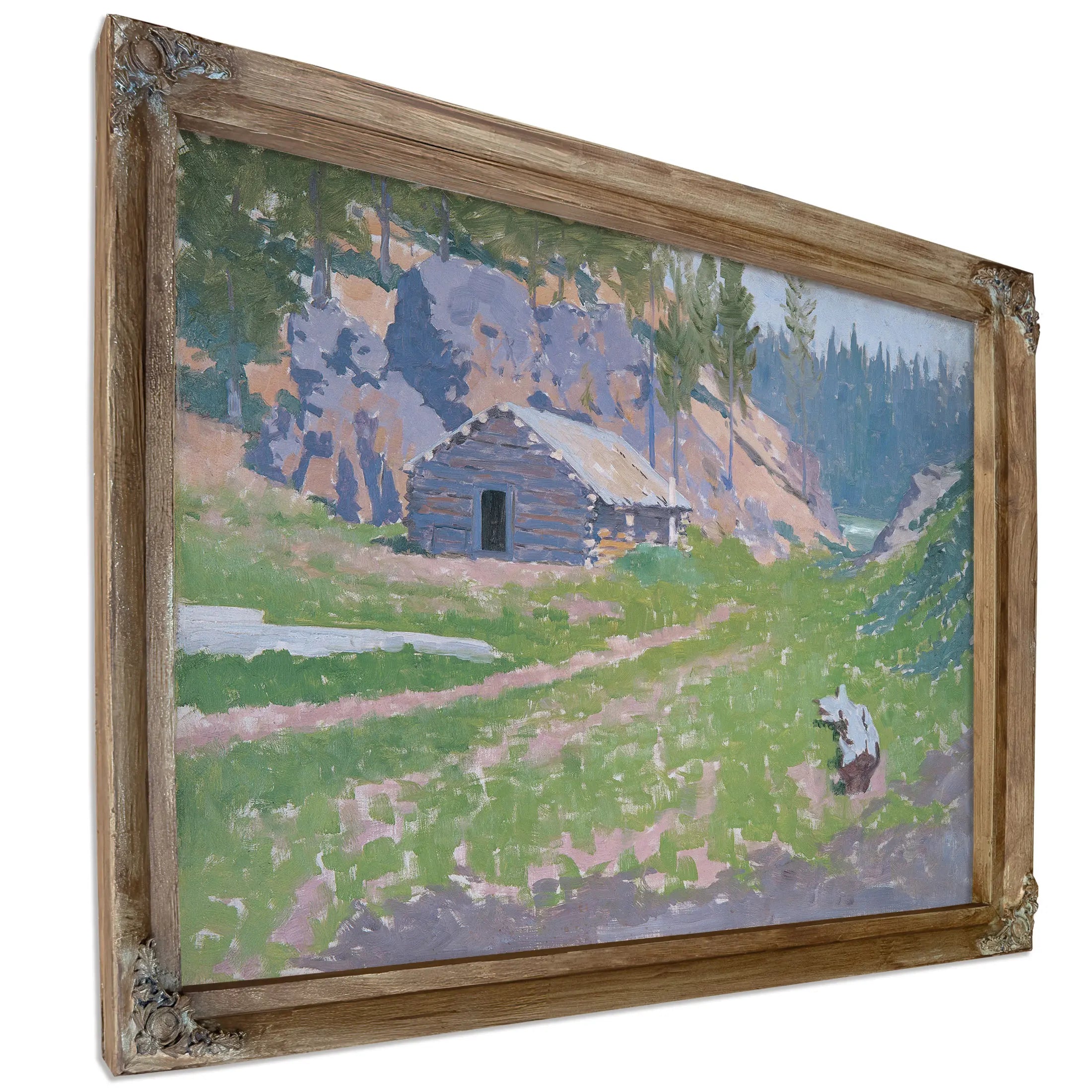 Squatters Cabin by Frederic Remington