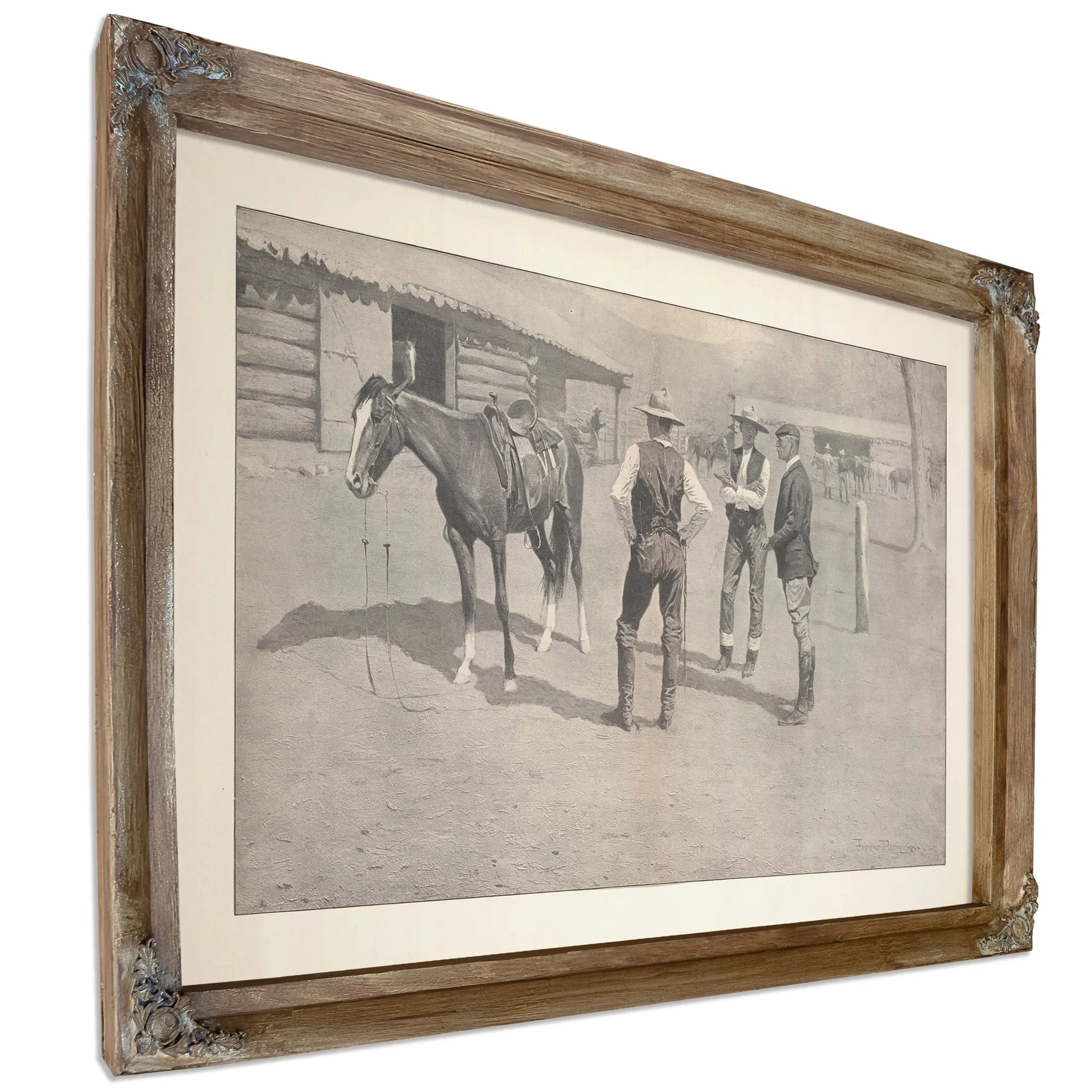 Buying Polo Ponies In The West by Frederic Remington