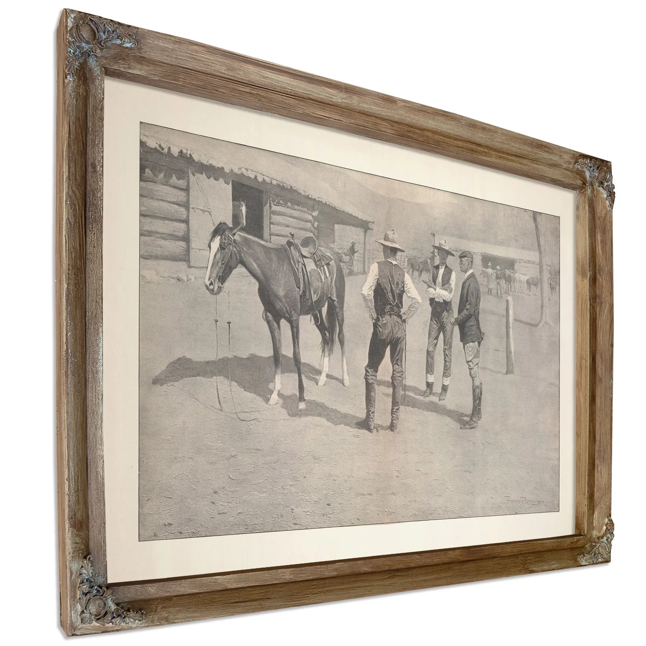 Buying Polo Ponies In The West by Frederic Remington