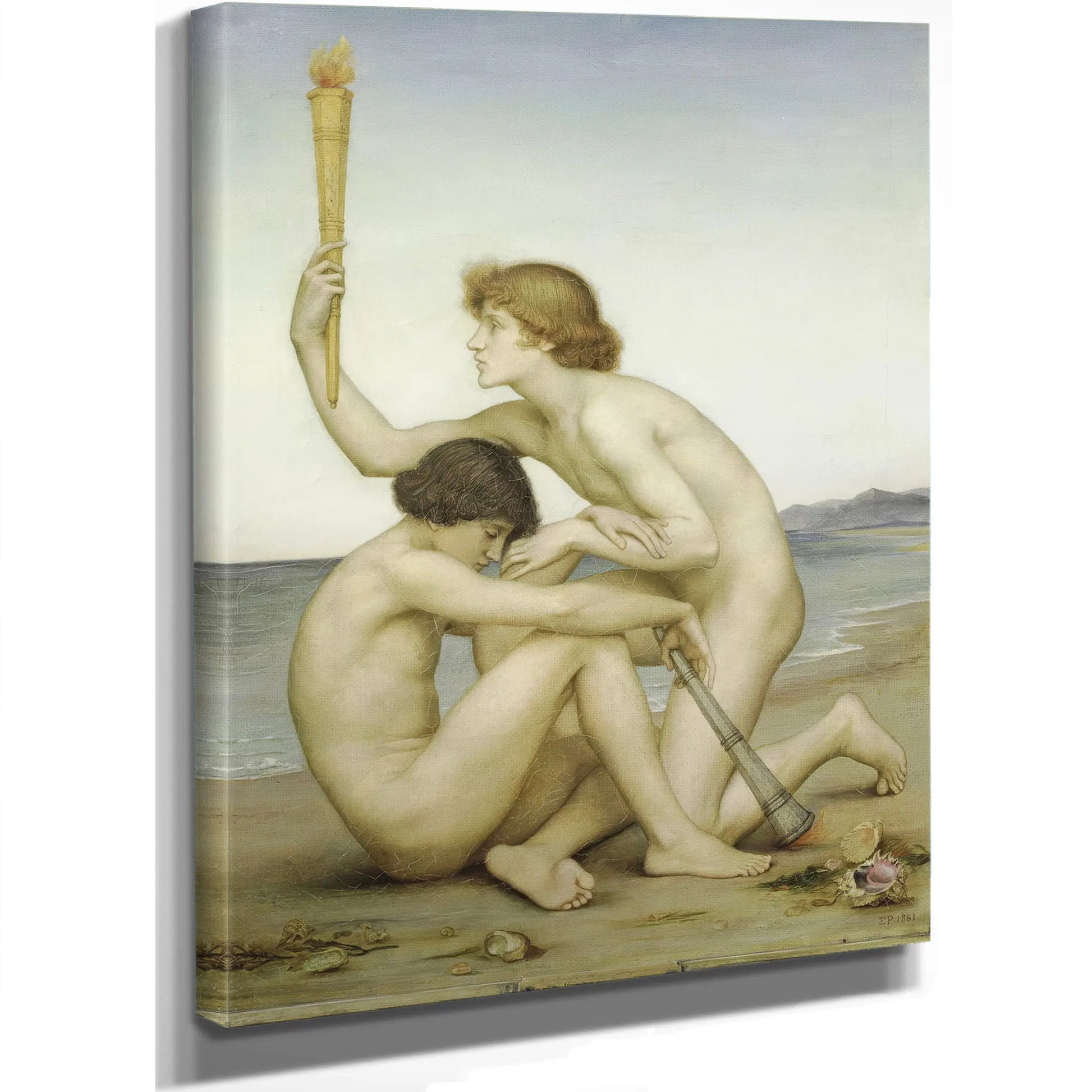 Phosphorus And Hesperus (1881) by Evelyn De Morgan