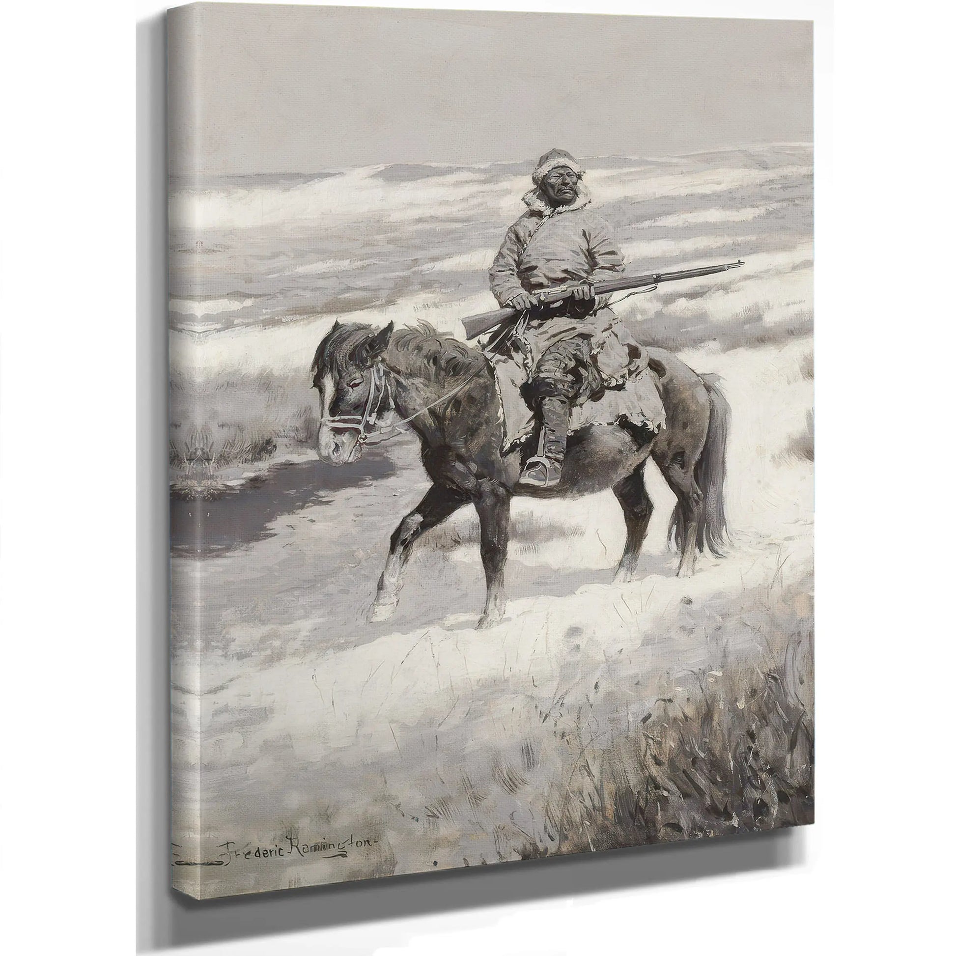 A Manchurian Bandit C by Frederic Remington