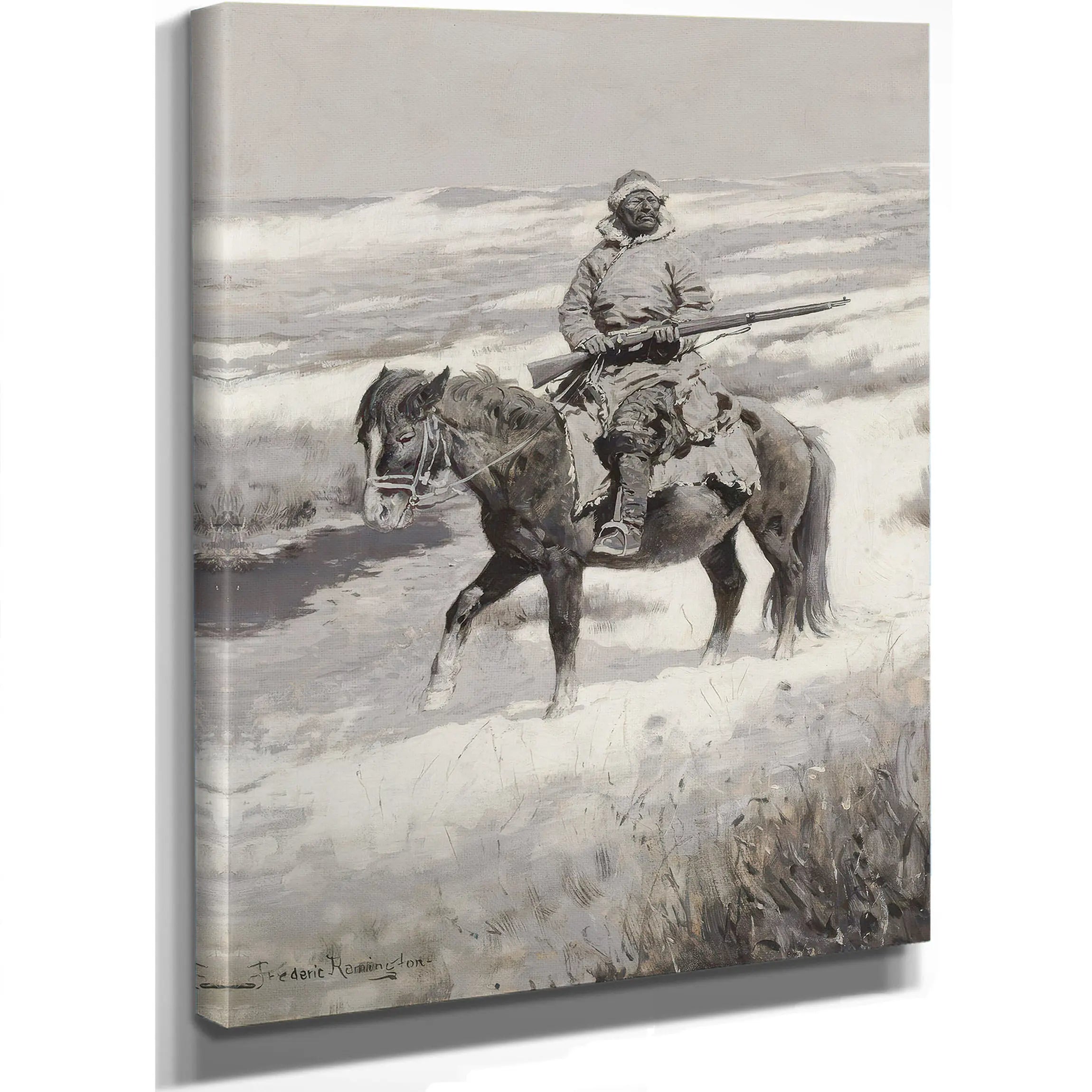 A Manchurian Bandit C by Frederic Remington