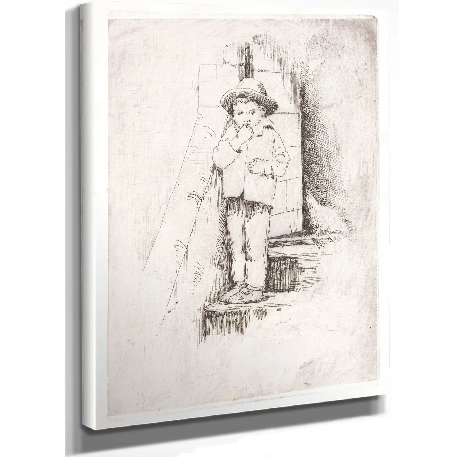 The Boy On The Stairs by Carl Bloch