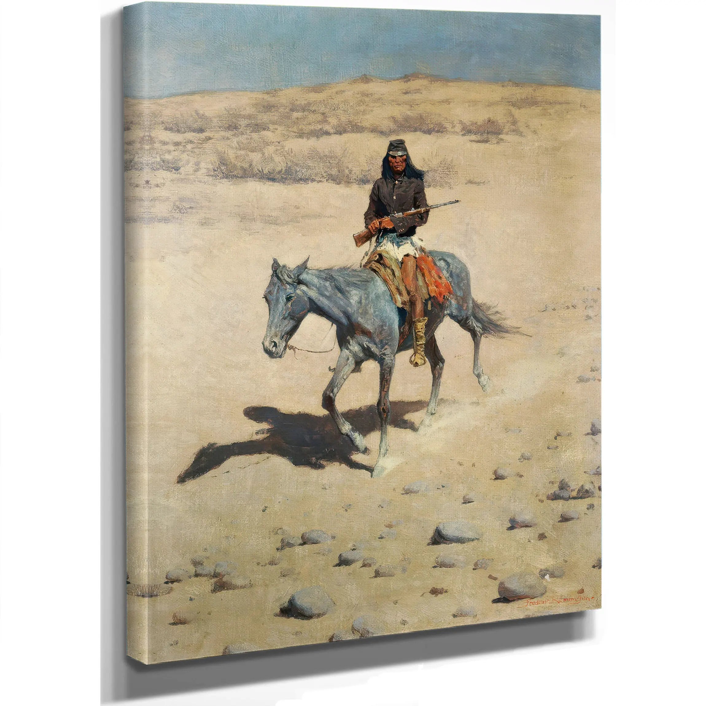 Apache Scout by Frederic Remington