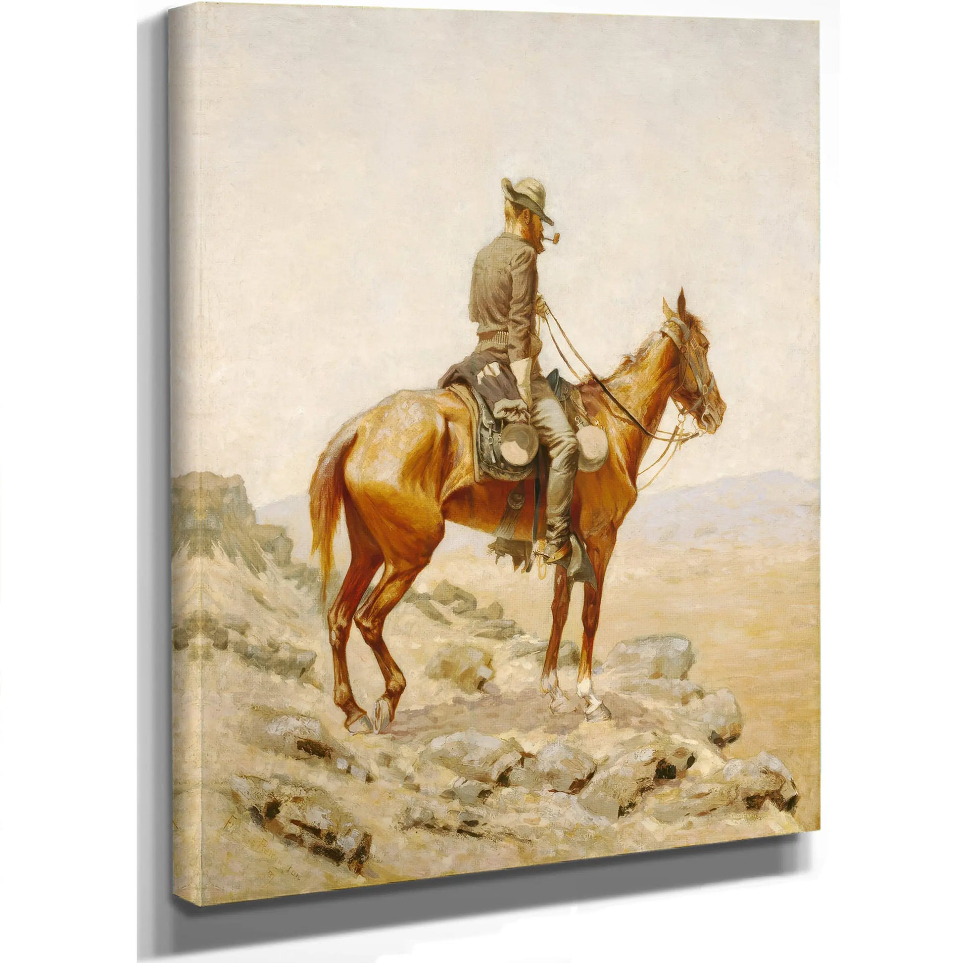 The Lookout B by Frederic Remington