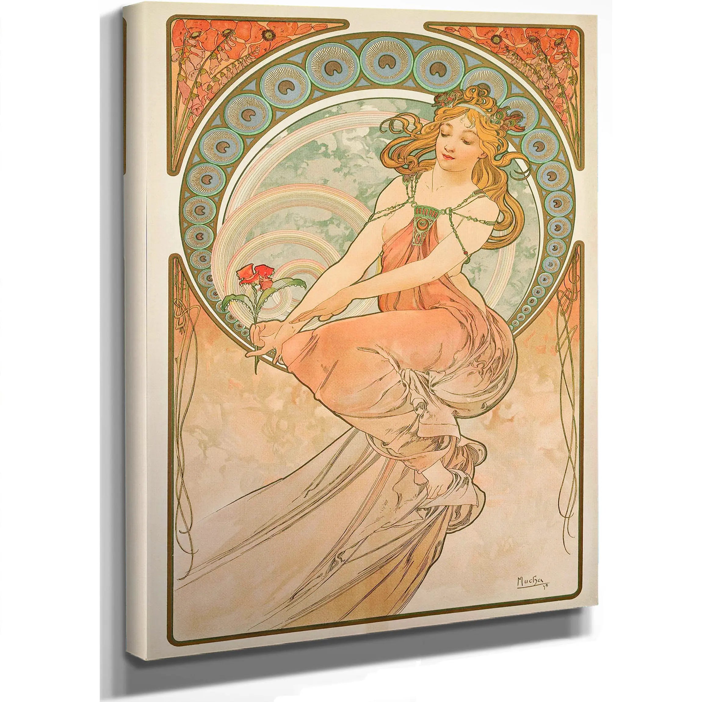 The Arts  Painting by Alphonse Mucha