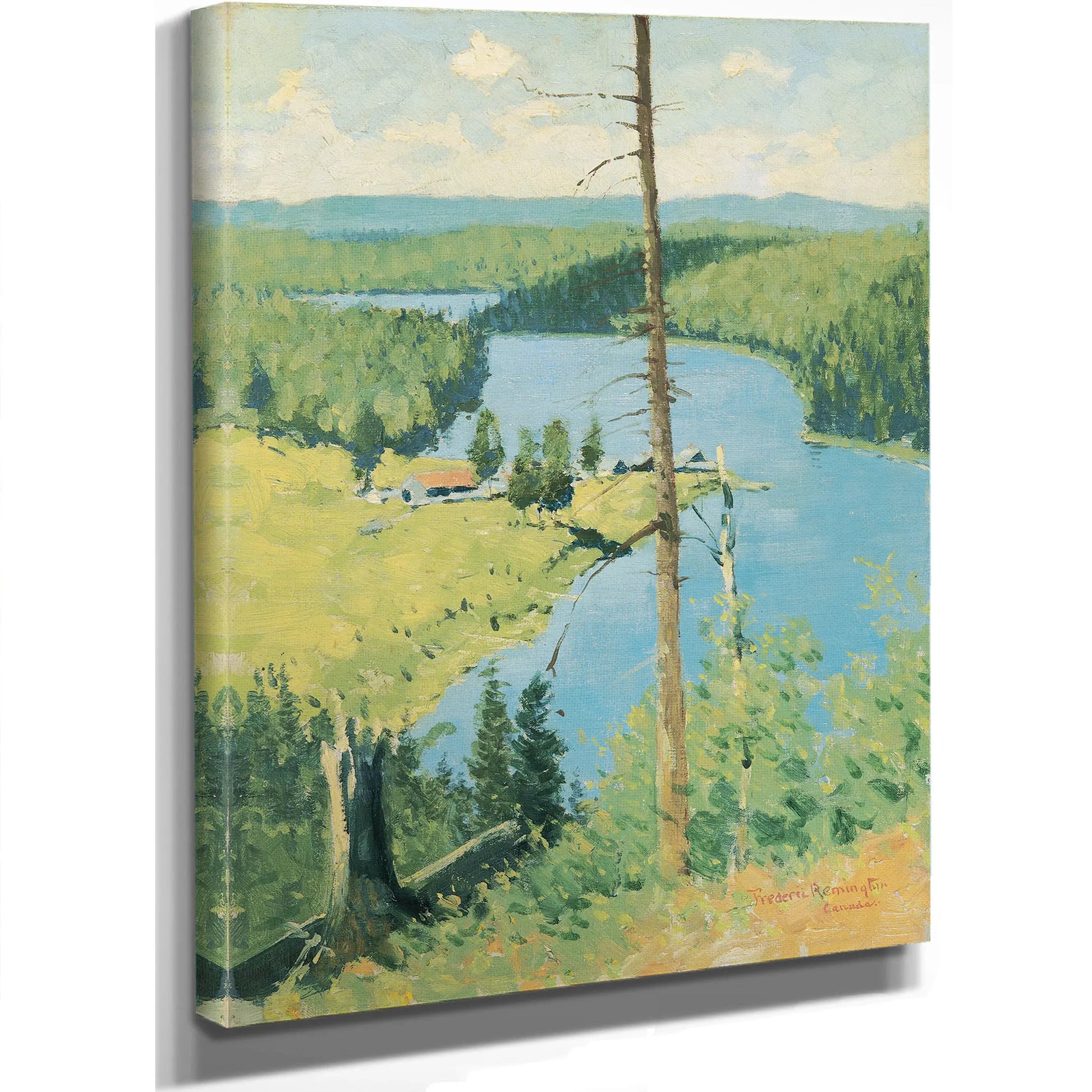 The Moose Country by Frederic Remington
