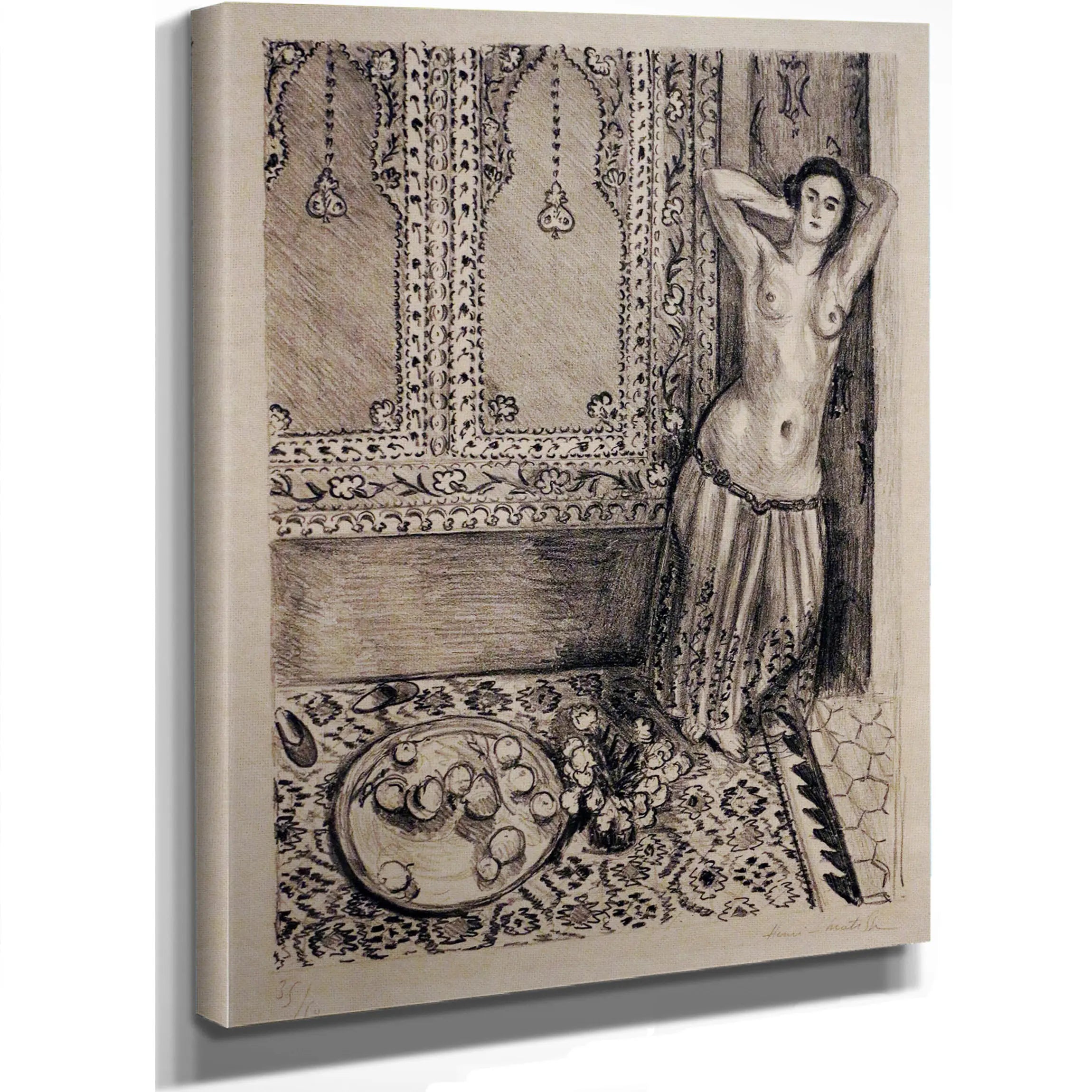 Odalisque Au Miroir (Odalisque With Mirror) by Henri Matisse